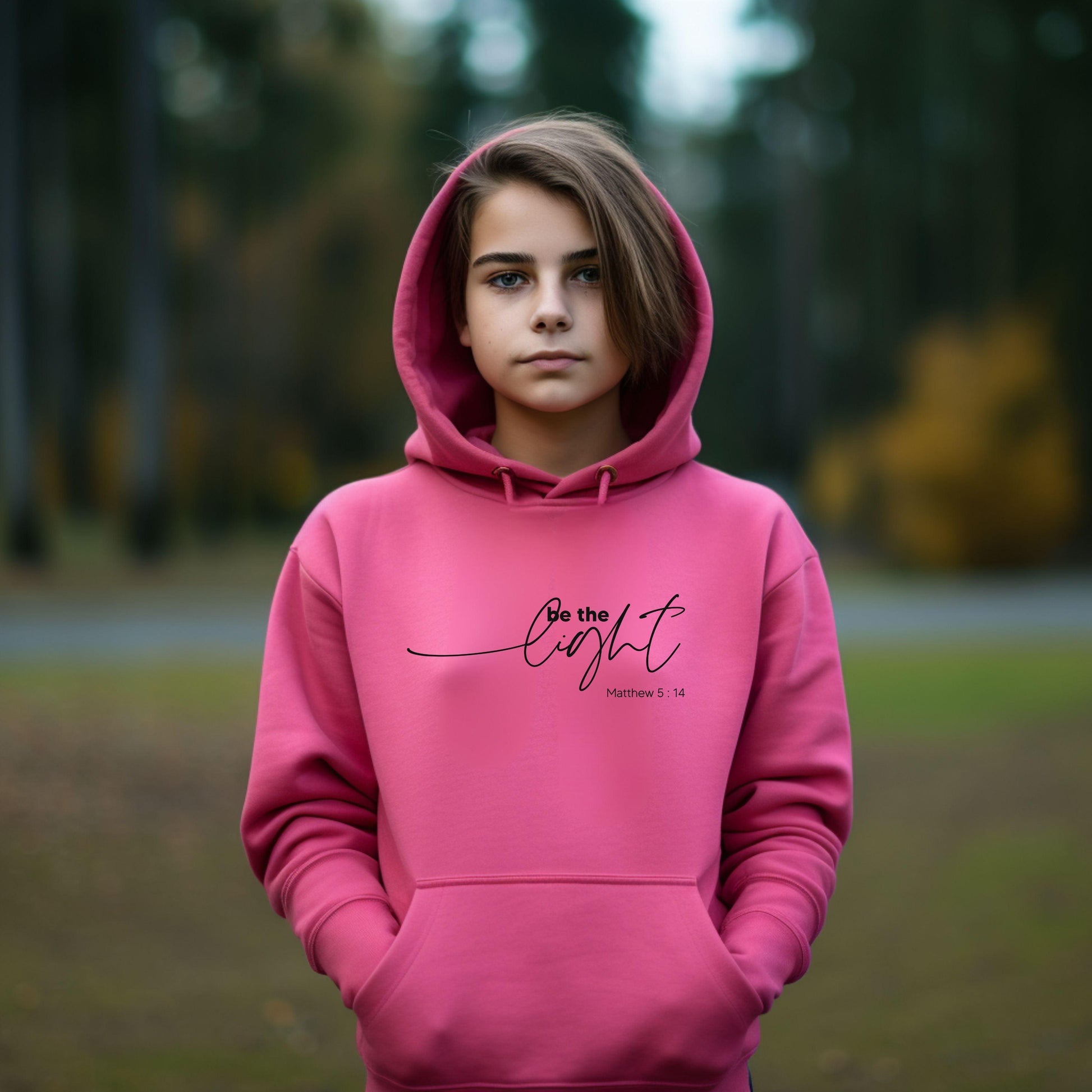 Be The Light Youth Hoodie - JT Footprint Apparel