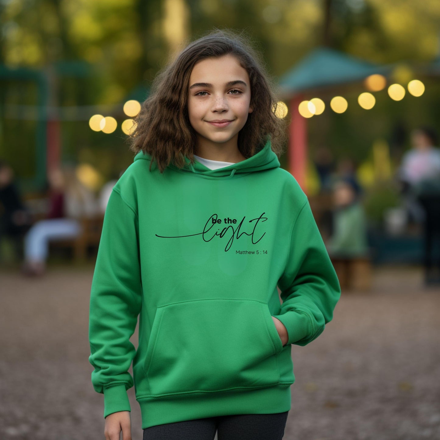 Be The Light Youth Hoodie - JT Footprint Apparel