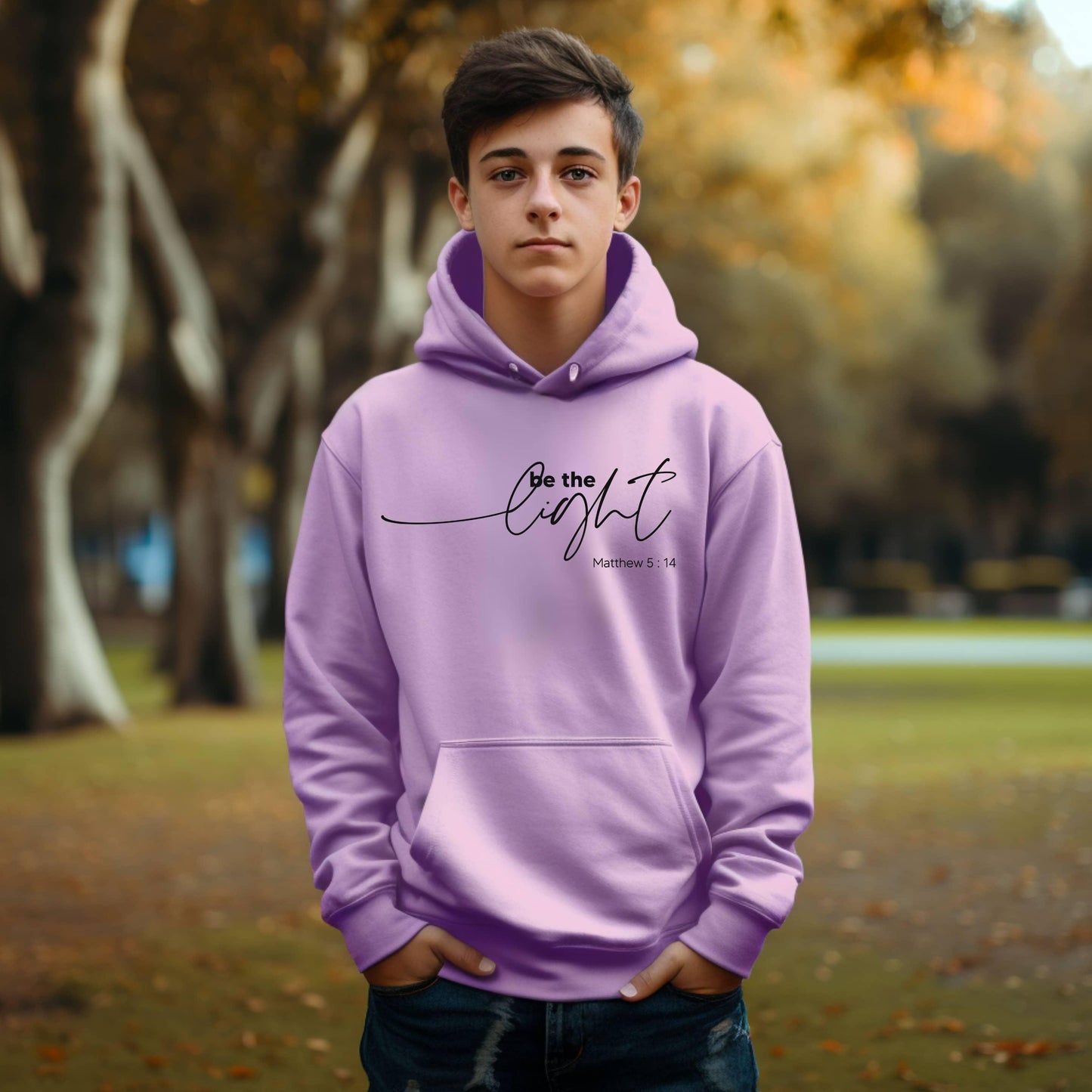 Be The Light Youth Hoodie - JT Footprint Apparel