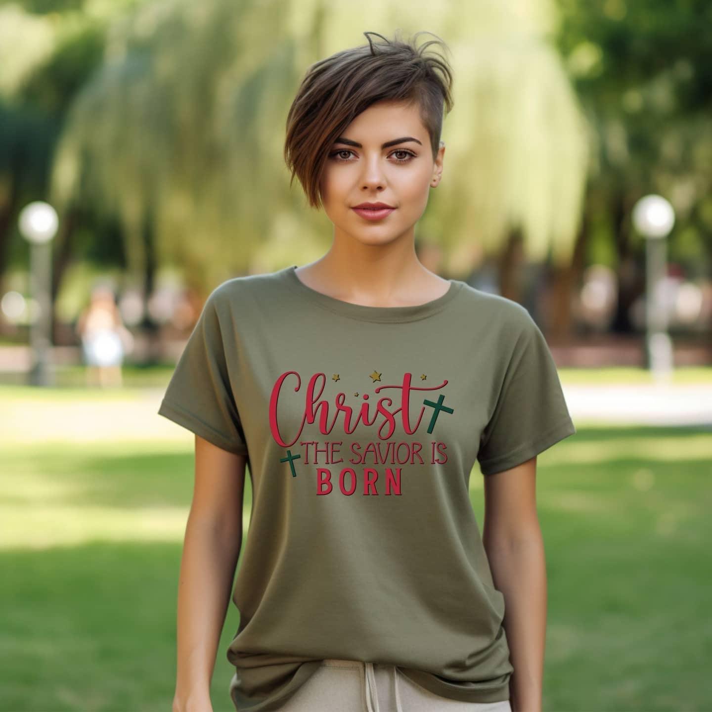 Christ Our Savior Is Born Women’s Tee - JT Footprint Apparel