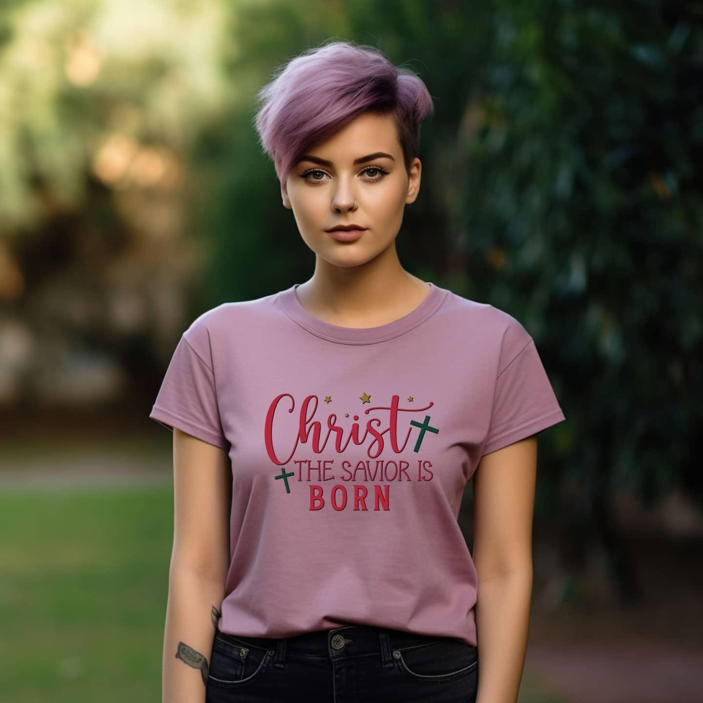 Christ Our Savior Is Born Women’s Tee - JT Footprint Apparel