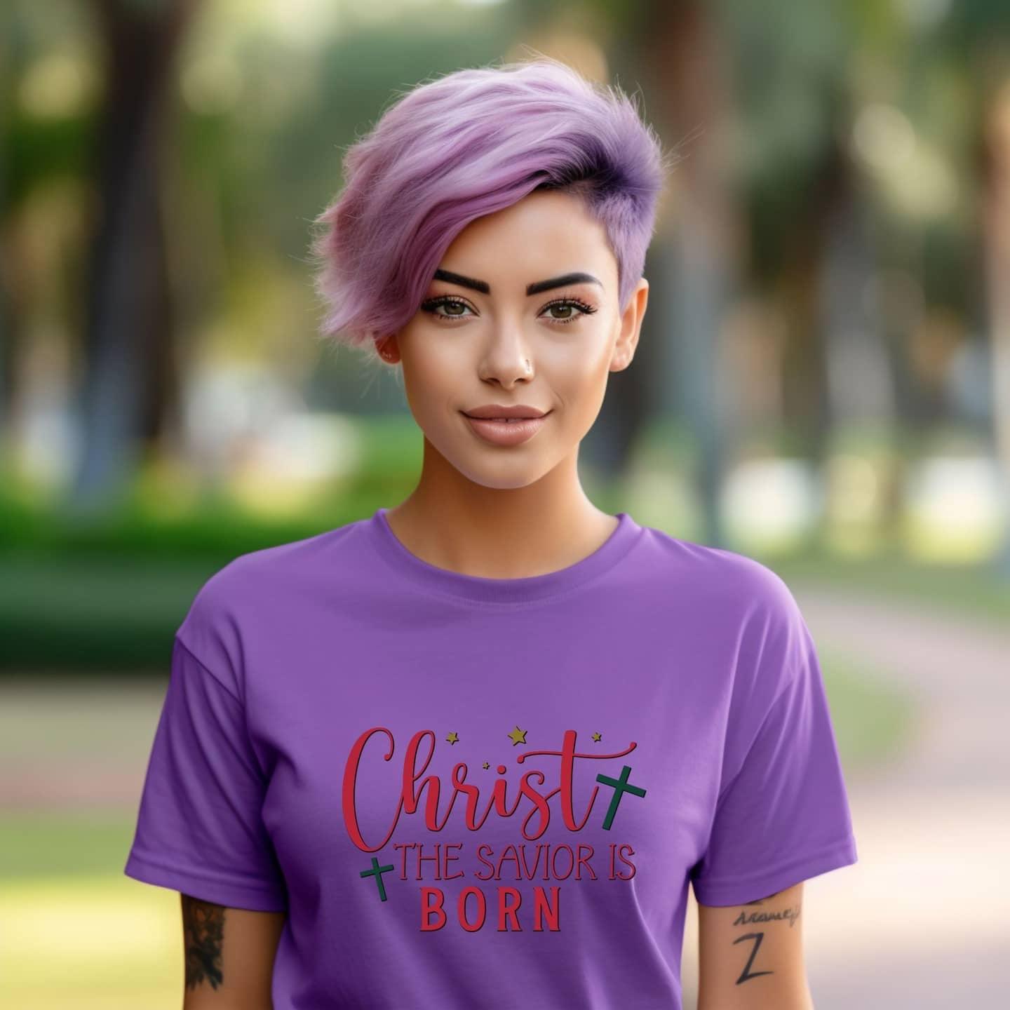 Christ Our Savior Is Born Women’s Tee - JT Footprint Apparel