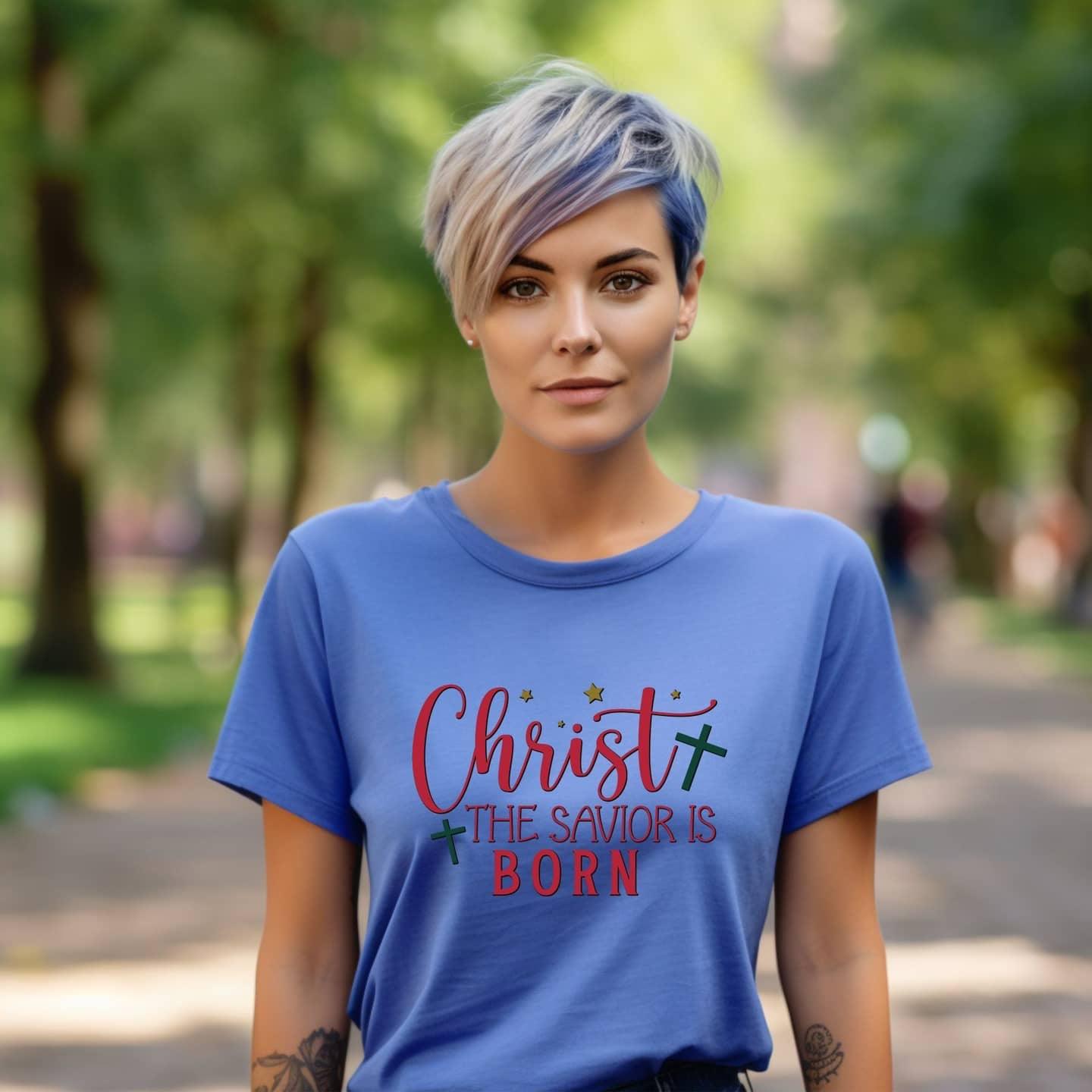 Christ Our Savior Is Born Women’s Tee - JT Footprint Apparel