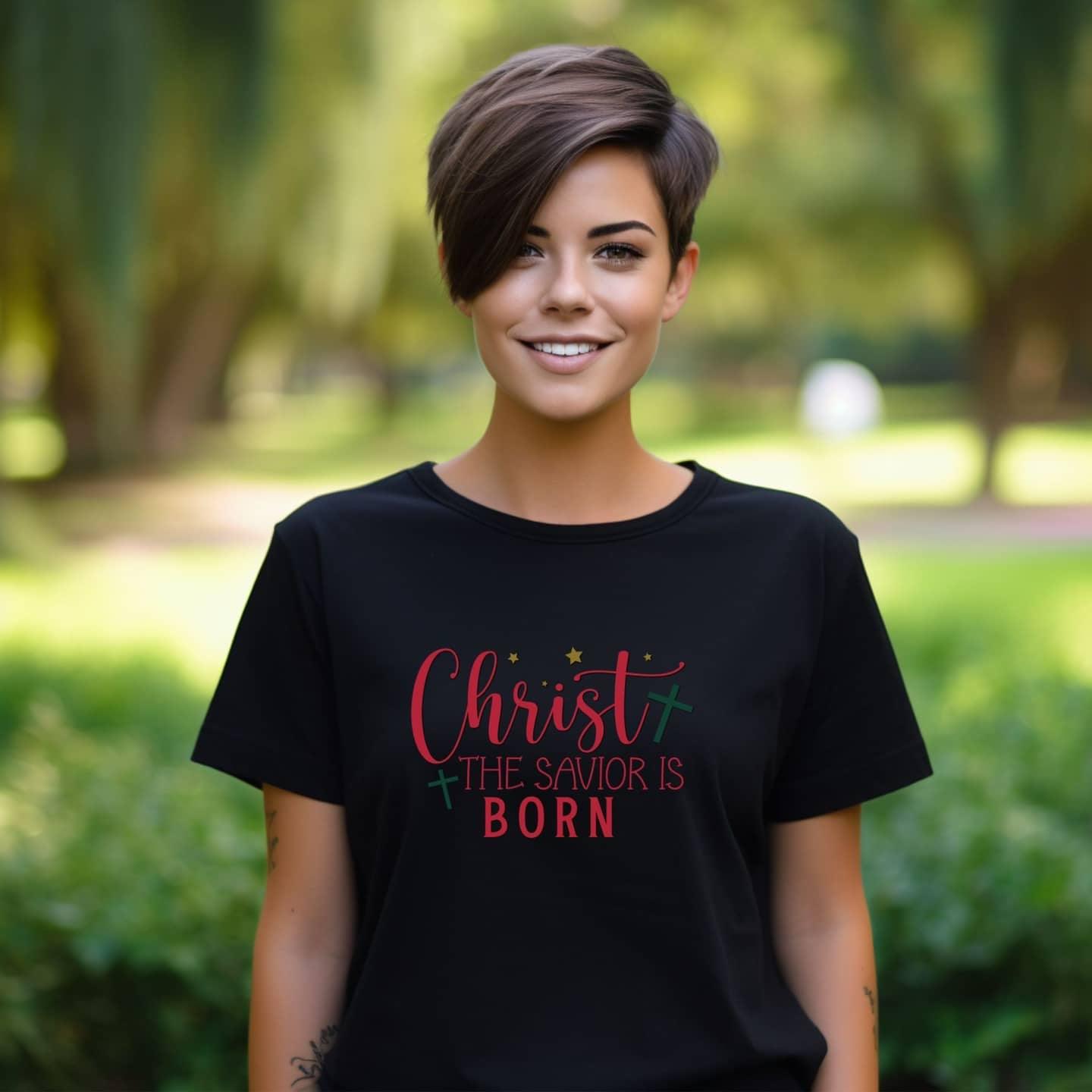 Christ Our Savior Is Born Women’s Tee - JT Footprint Apparel