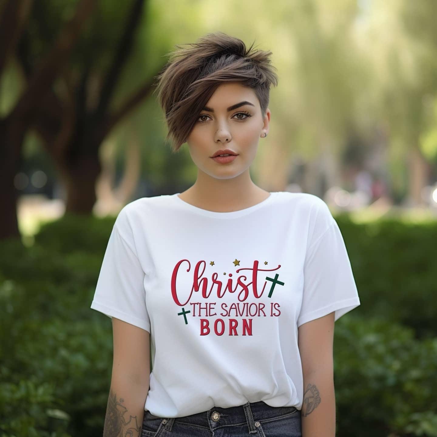 Christ Our Savior Is Born Women’s Tee - JT Footprint Apparel