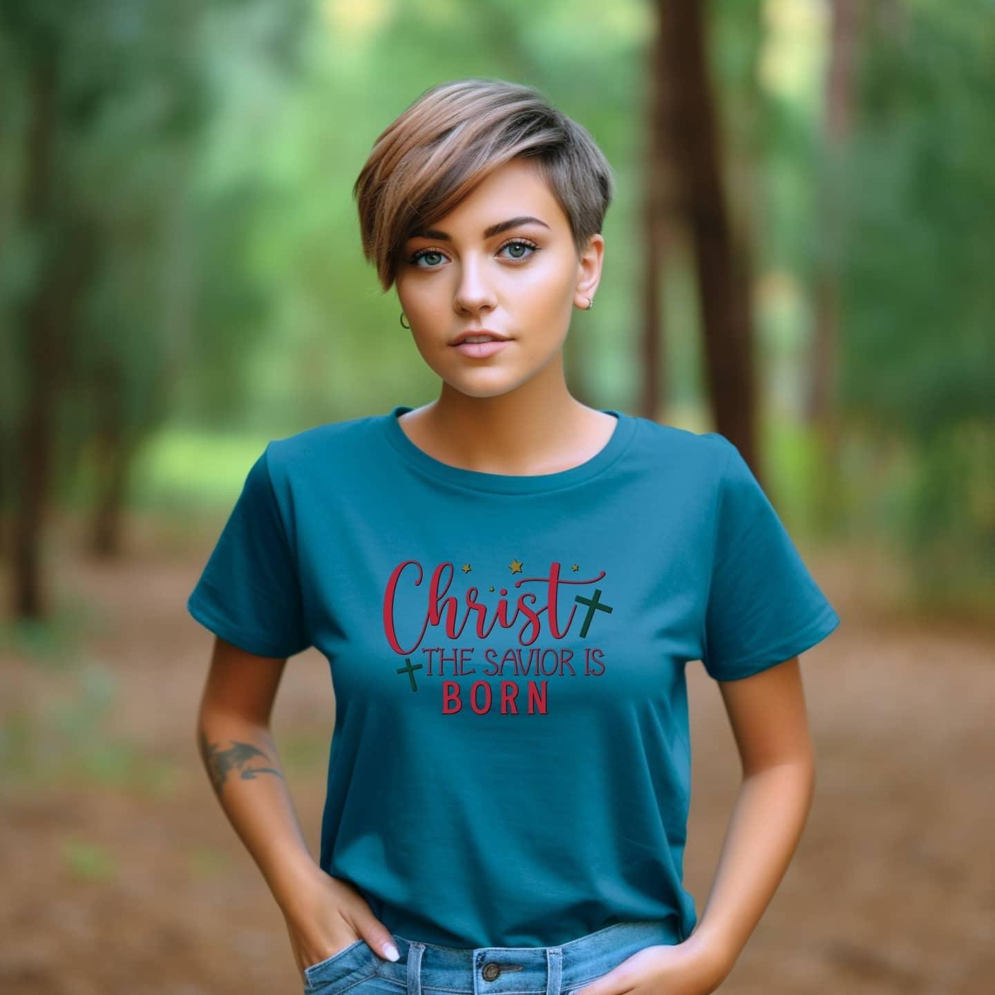 Christ Our Savior Is Born Women’s Tee - JT Footprint Apparel