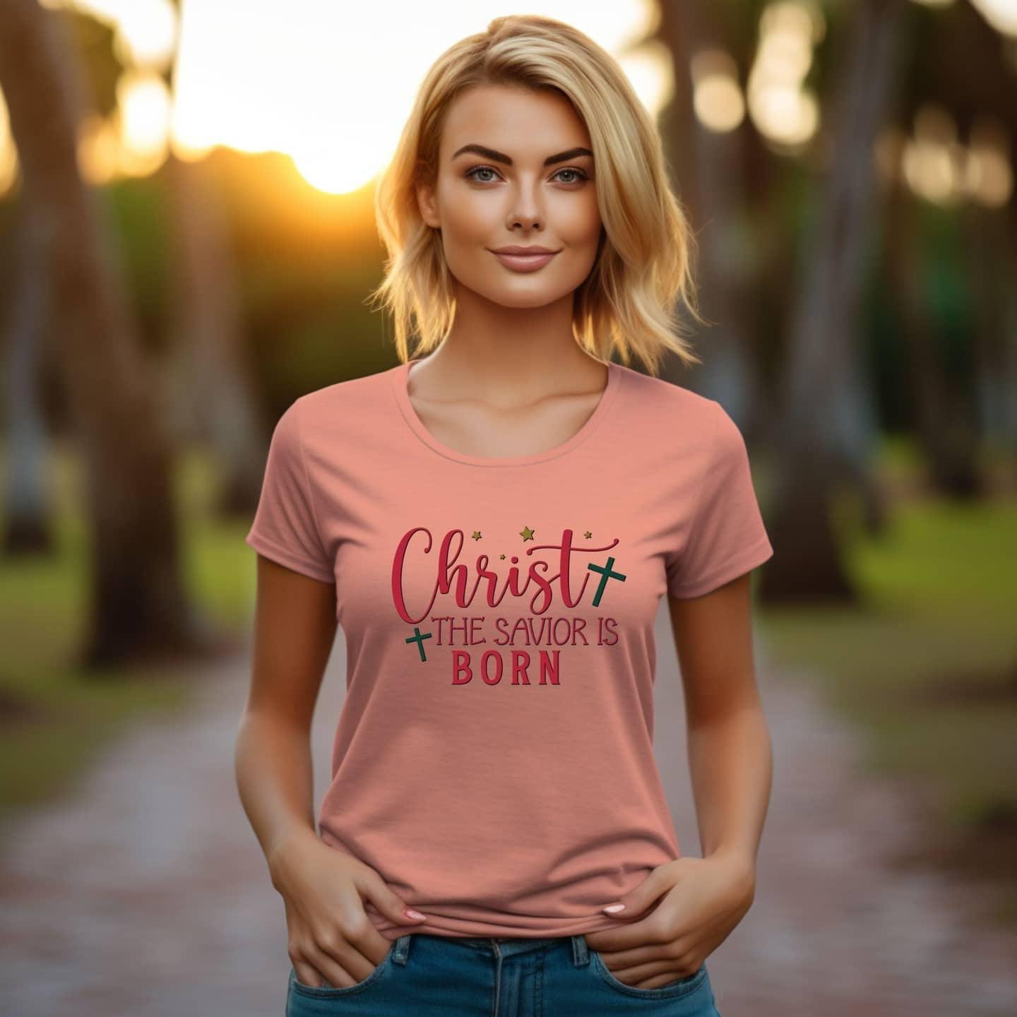 Christ Our Savior Is Born Women’s Tee - JT Footprint Apparel