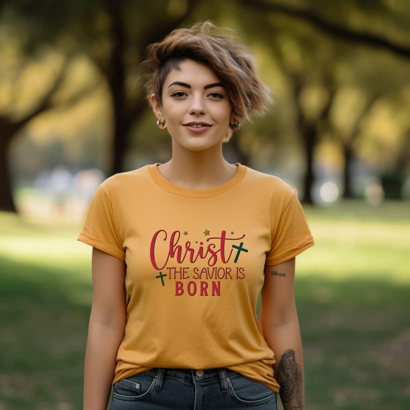 Christ Our Savior Is Born Women’s Tee - JT Footprint Apparel