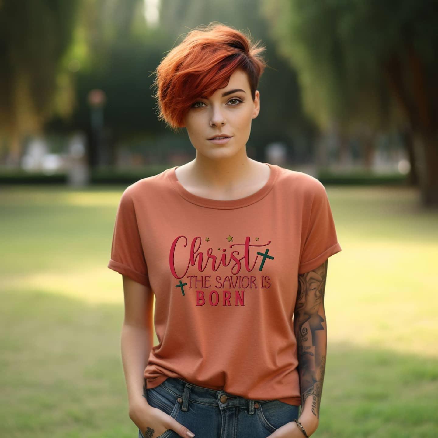 Christ Our Savior Is Born Women’s Tee - JT Footprint Apparel