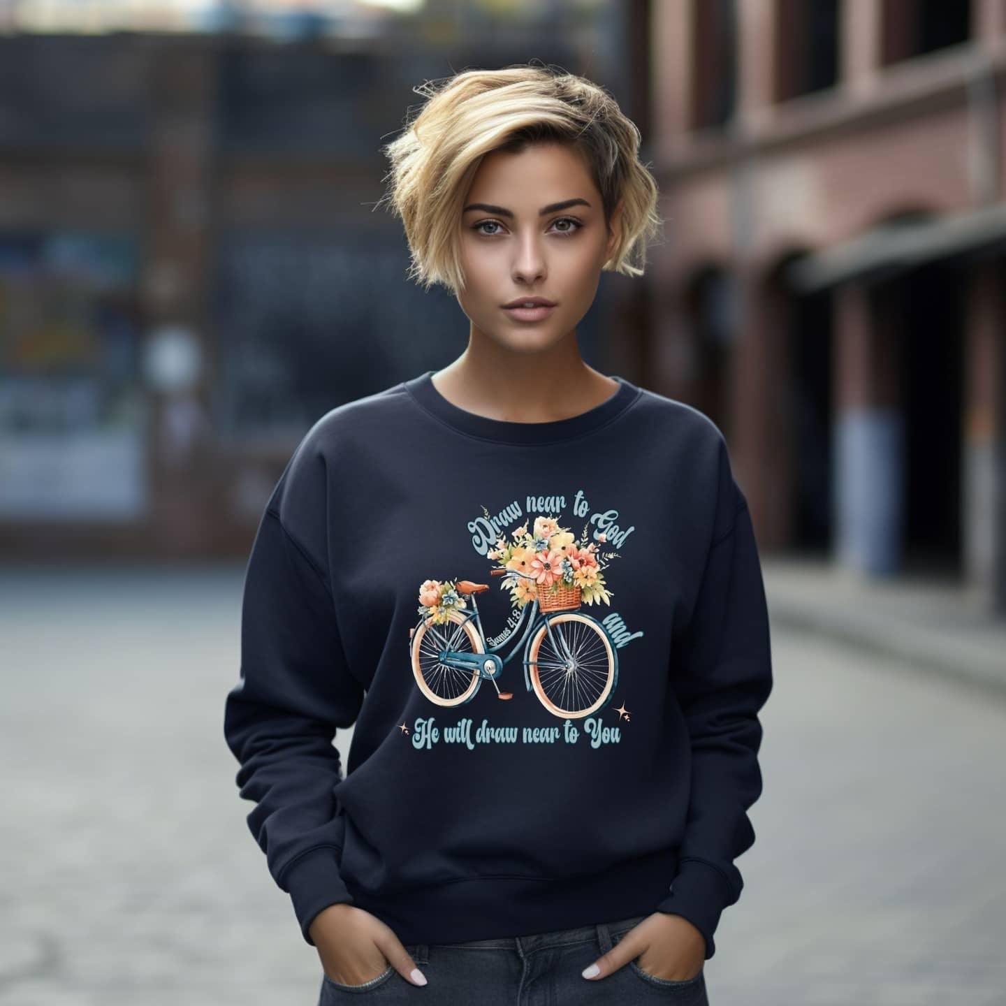 Draw Near To God and He Will Draw Near To You Women’s Sweatshirt - JT Footprint Apparel