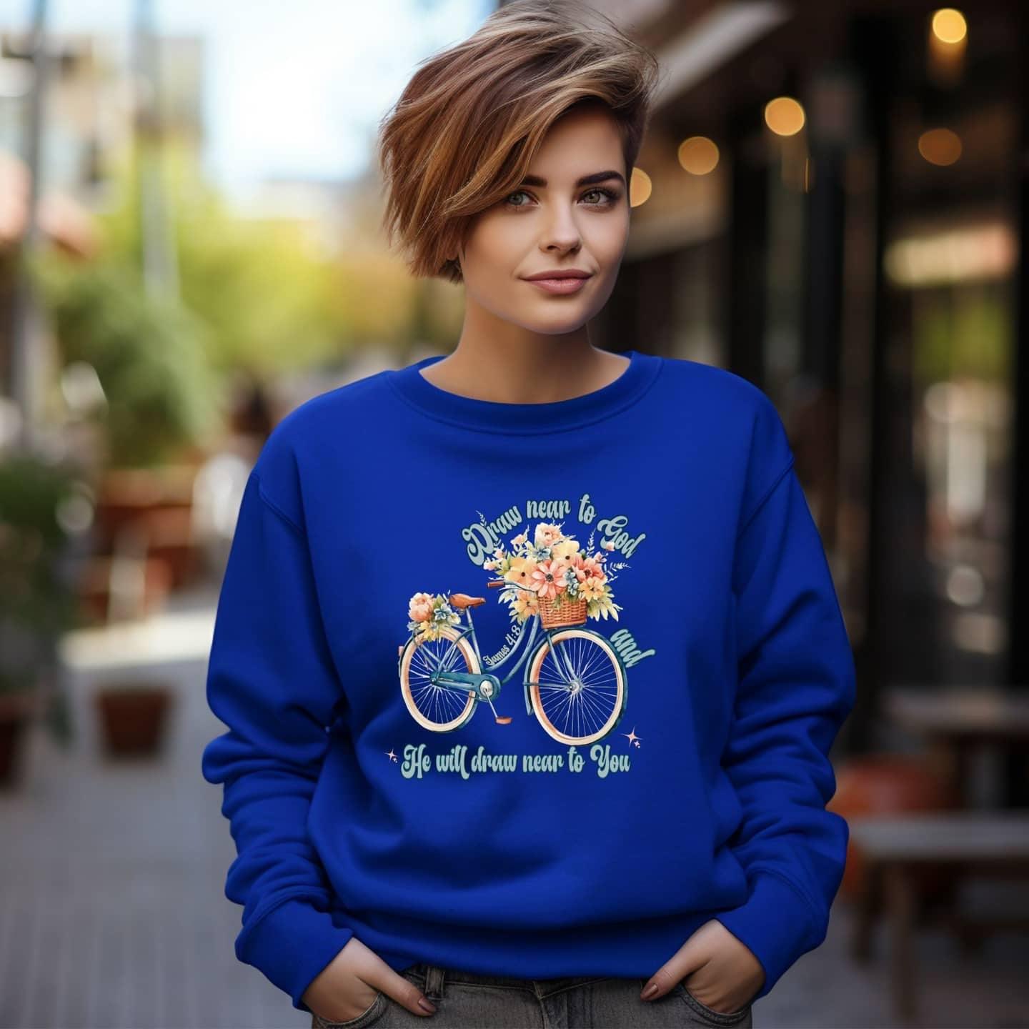 Draw Near To God and He Will Draw Near To You Women’s Sweatshirt - JT Footprint Apparel