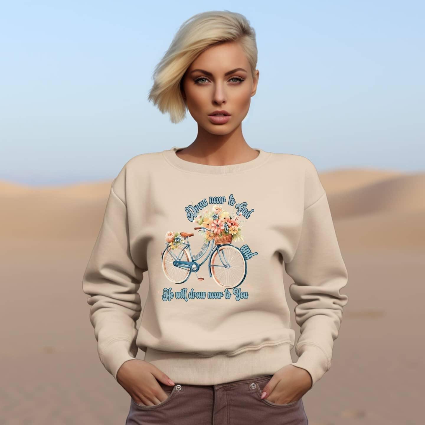 Draw Near To God and He Will Draw Near To You Women’s Sweatshirt - JT Footprint Apparel