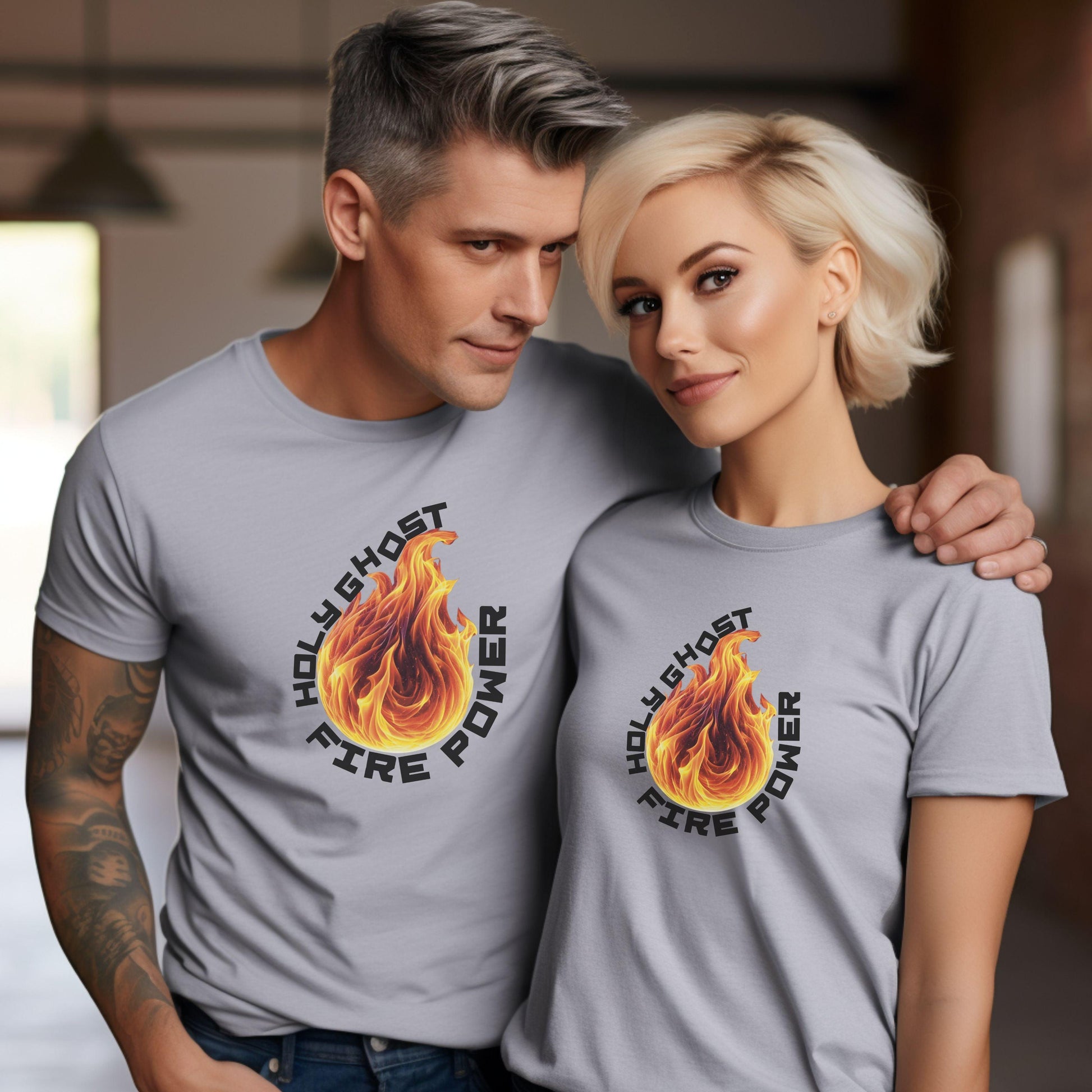 Holy Ghost Fire Power Unisex T-shirt - JT Footprint Apparel