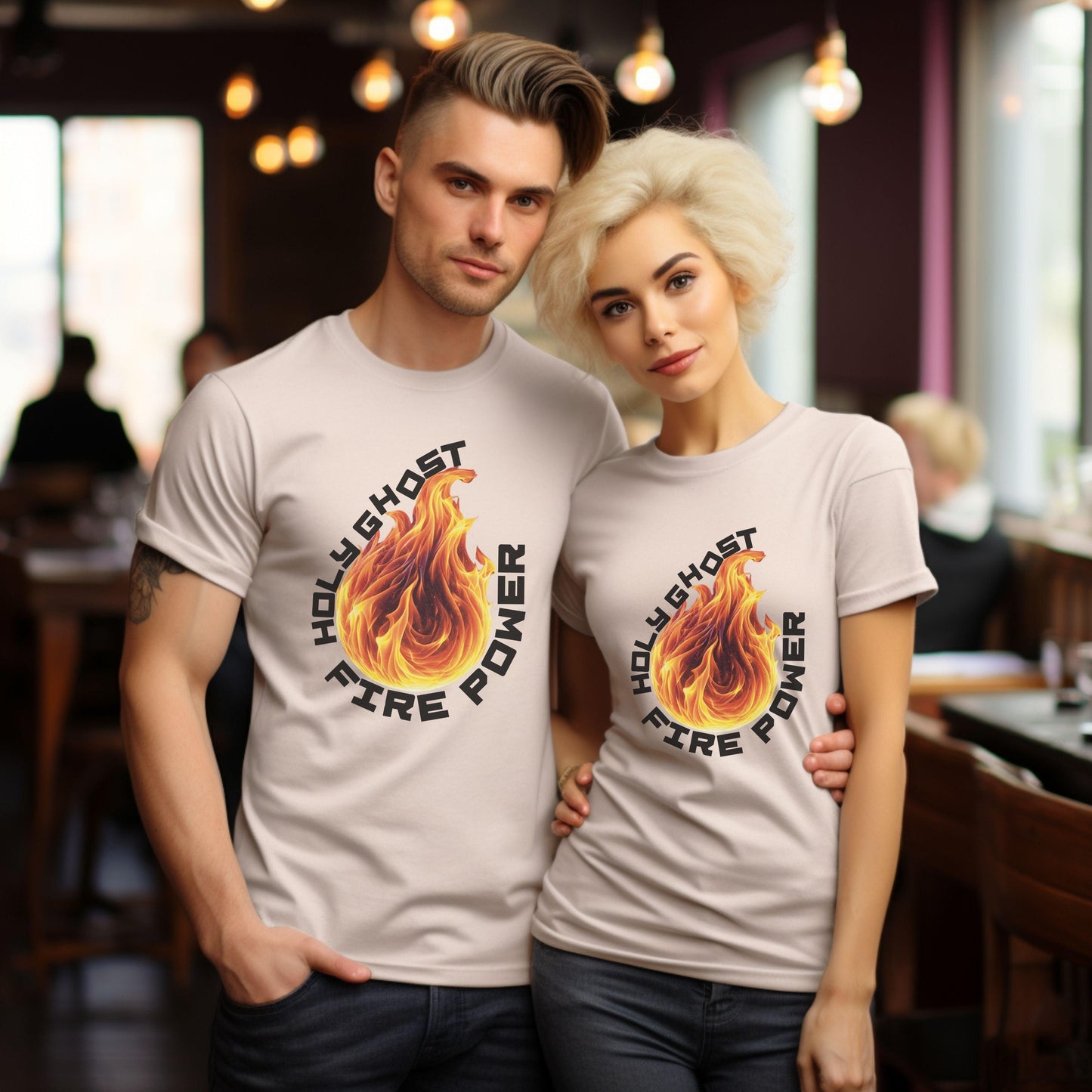Holy Ghost Fire Power Unisex T-shirt - JT Footprint Apparel
