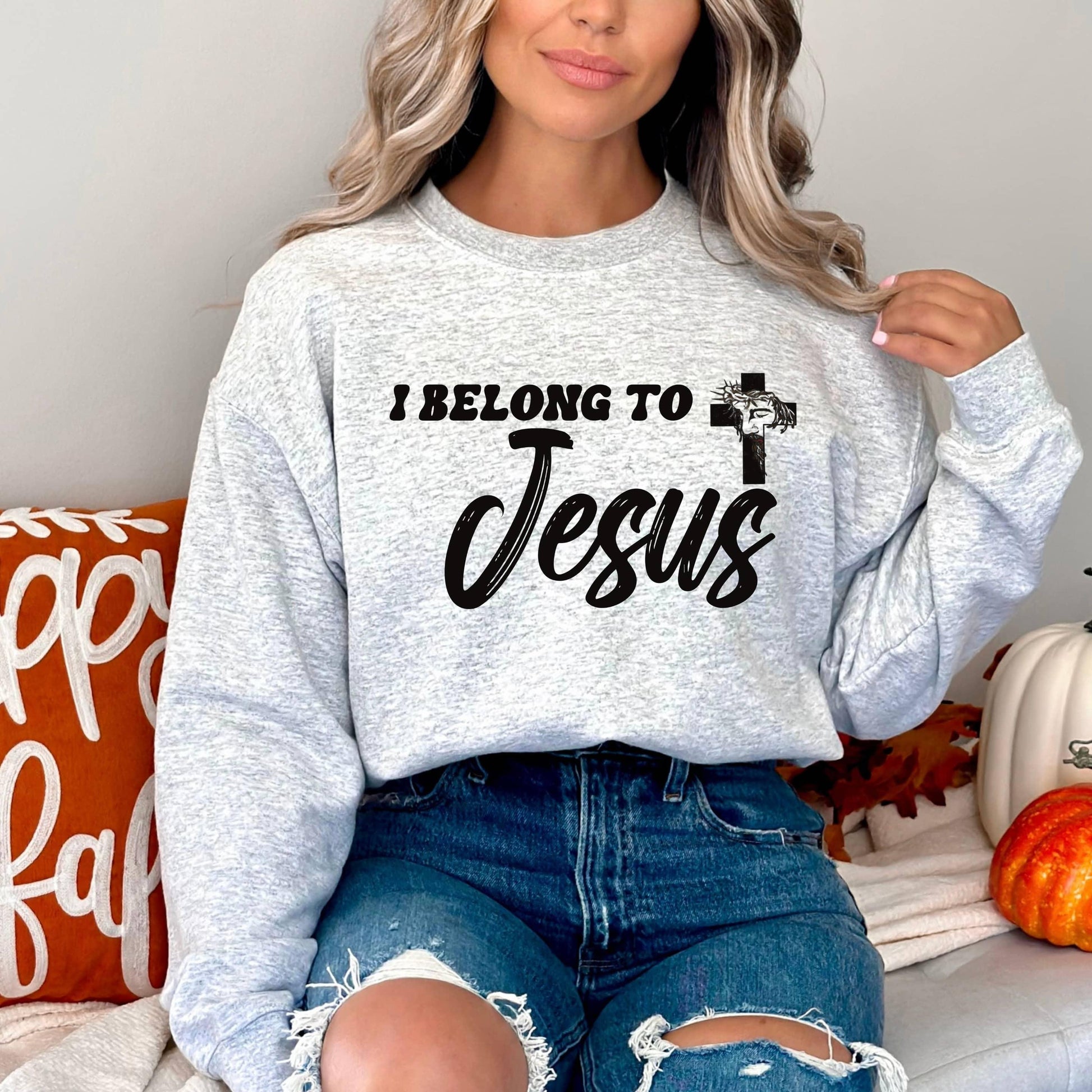 I Belong To Jesus Women’s Sweatshirt - JT Footprint Apparel