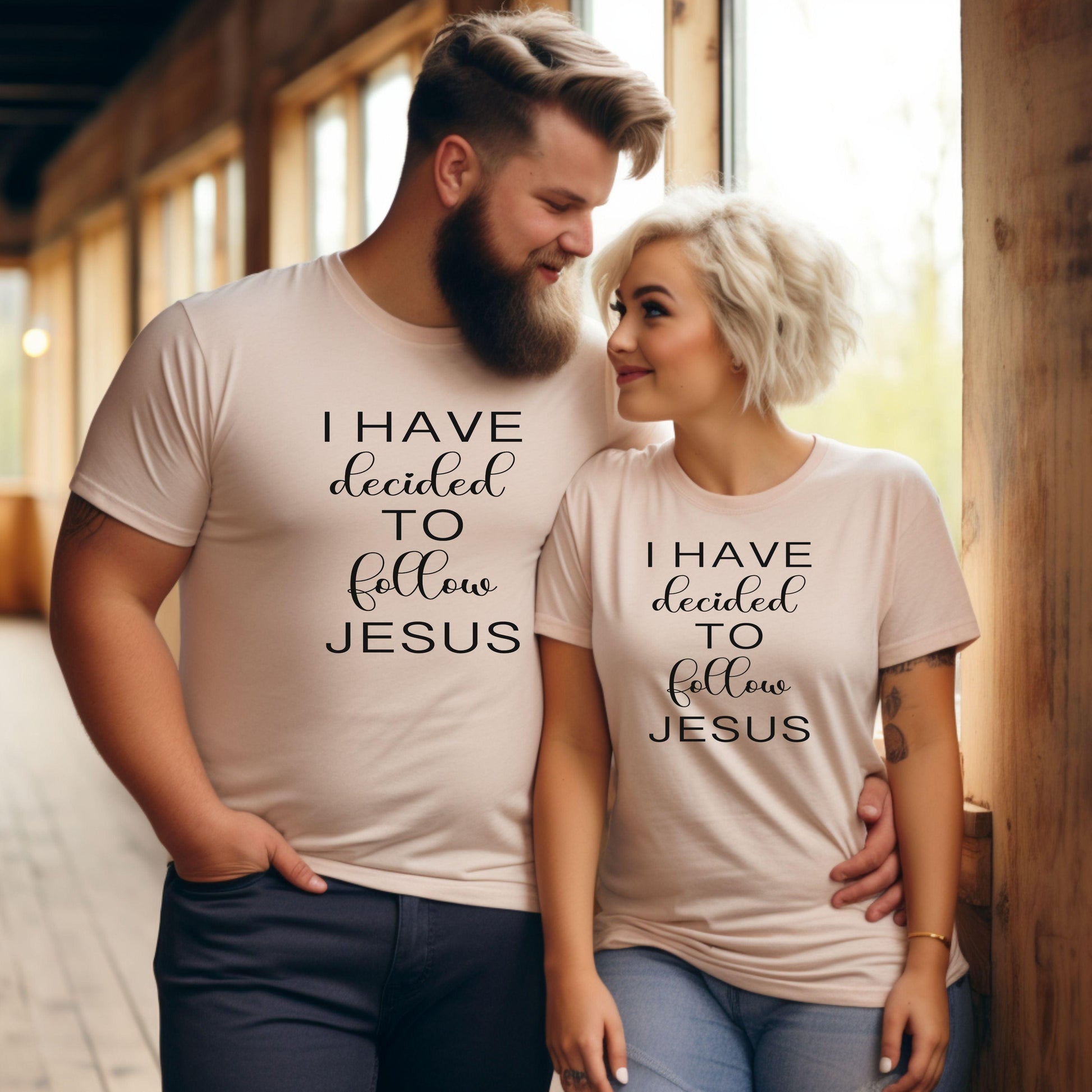 I Have Decided To Follow Jesus Unisex Plus T-shirt - JT Footprint Apparel