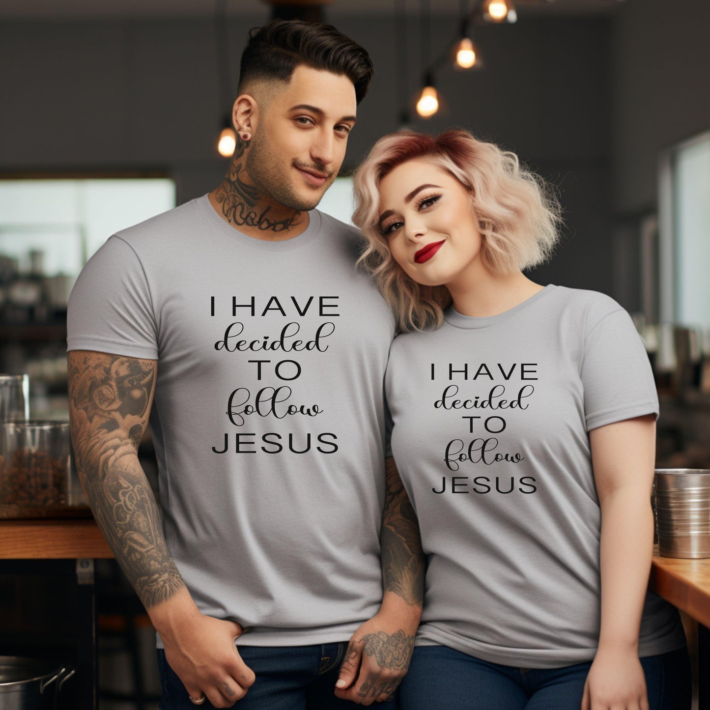 I Have Decided To Follow Jesus Unisex Plus T-shirt - JT Footprint Apparel