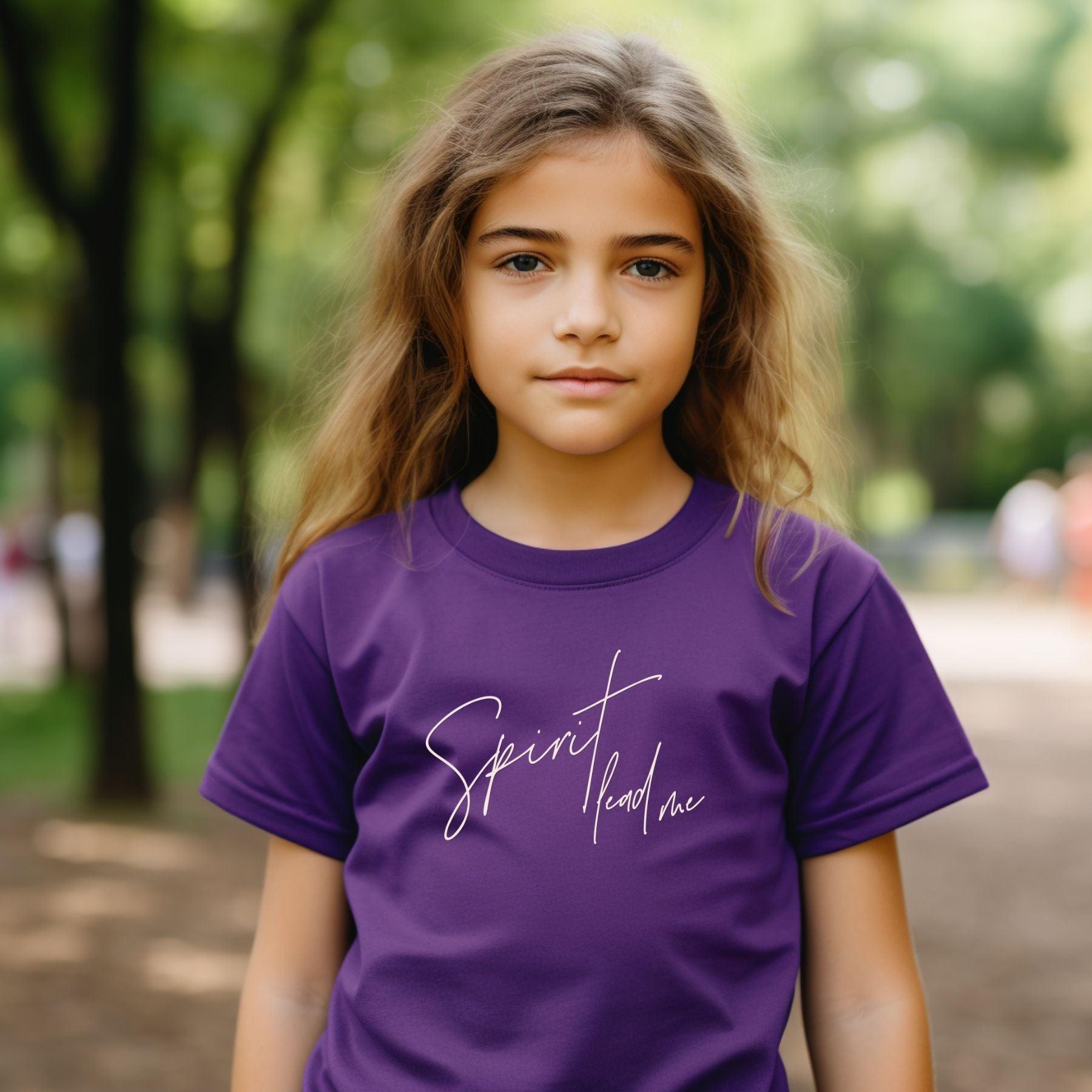 Spirit Lead Me Christian Youth T-Shirt - JT Footprint Apparel