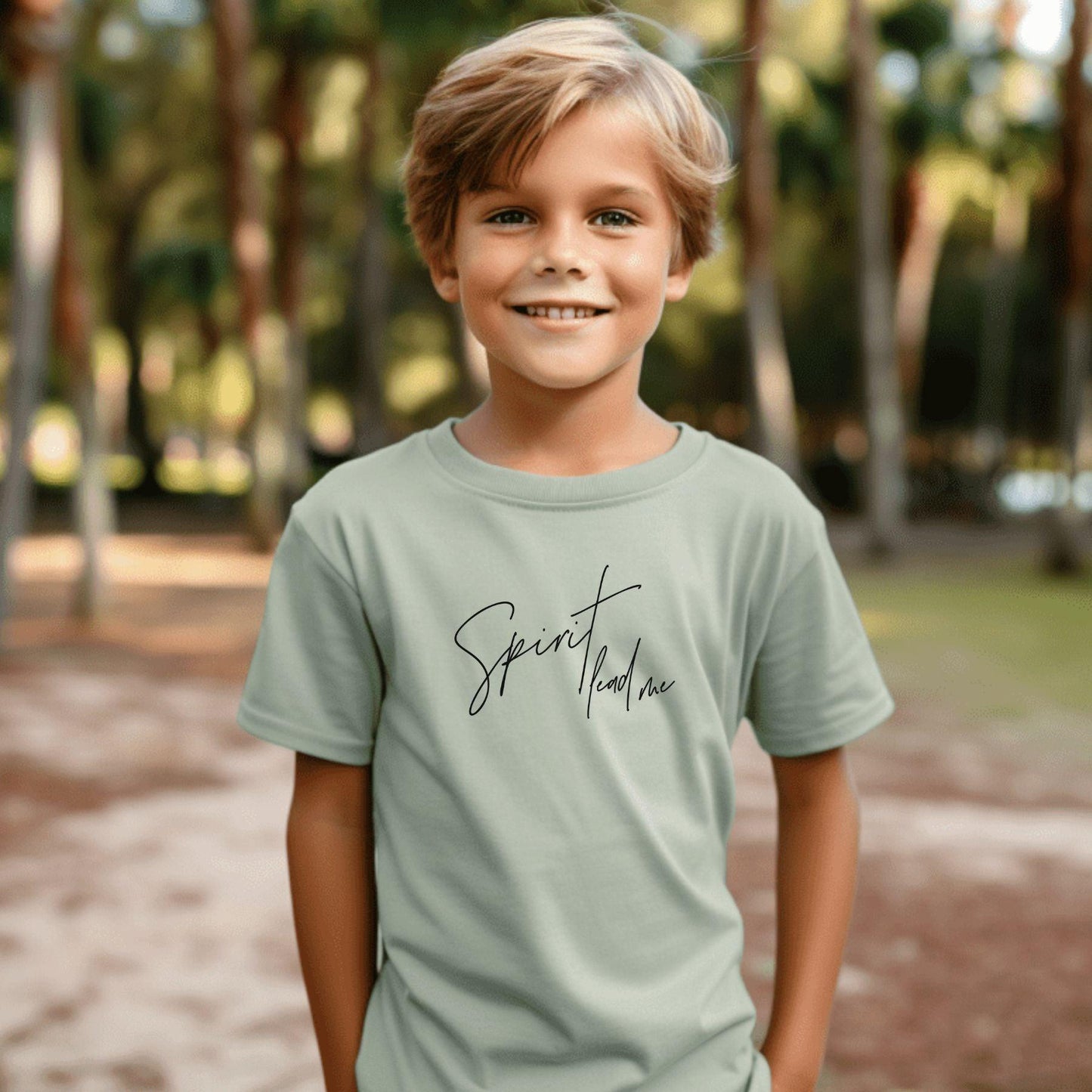 Spirit Lead Me Christian Youth T-Shirt - JT Footprint Apparel