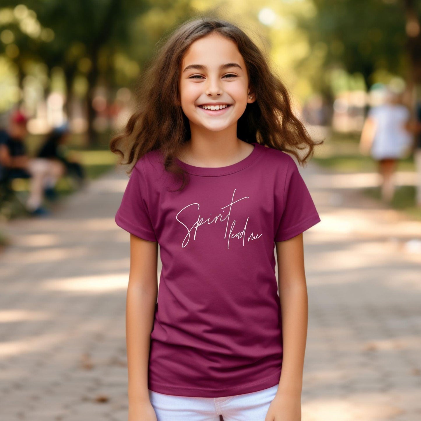 Spirit Lead Me Christian Youth T-Shirt - JT Footprint Apparel