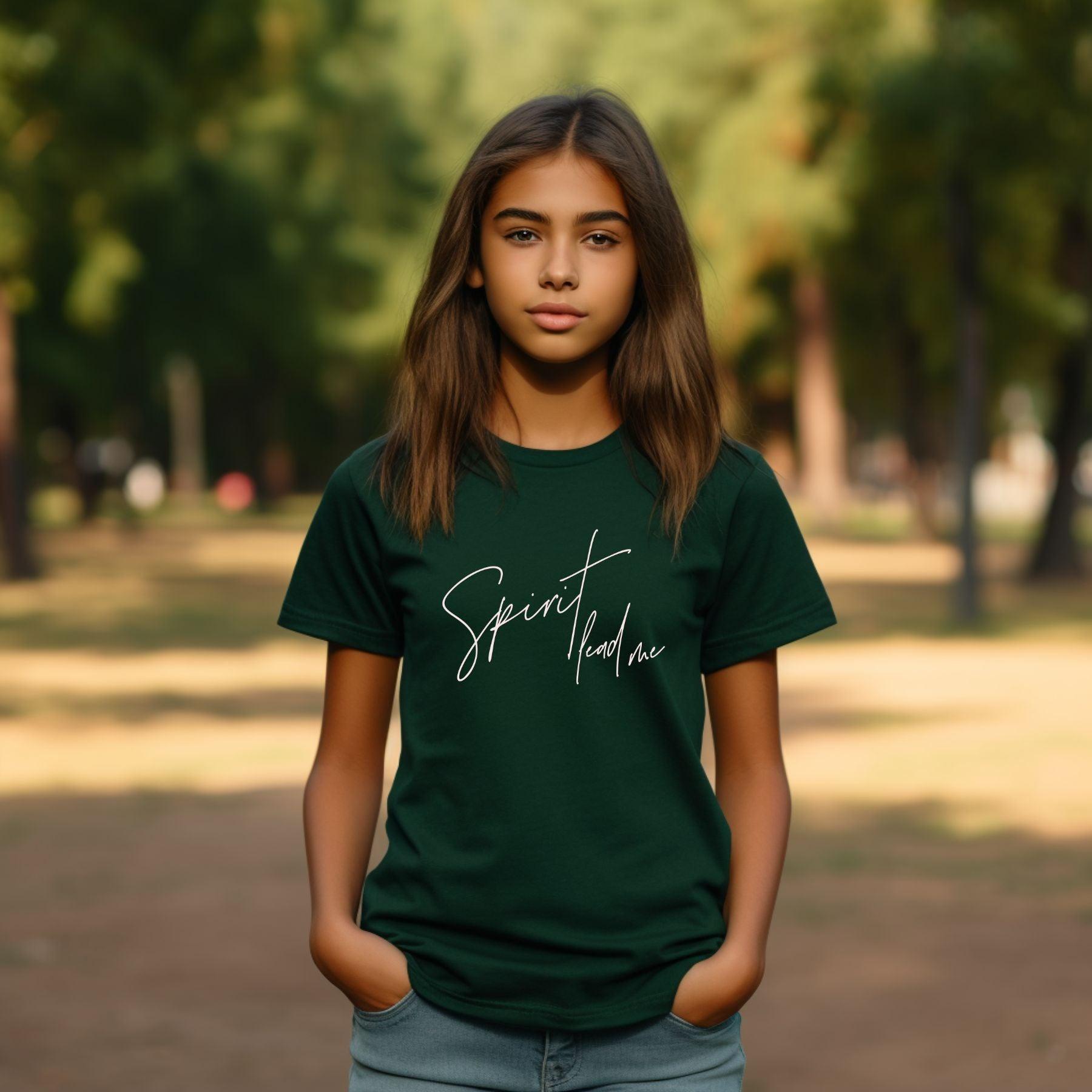 Spirit Lead Me Christian Youth T-Shirt - JT Footprint Apparel