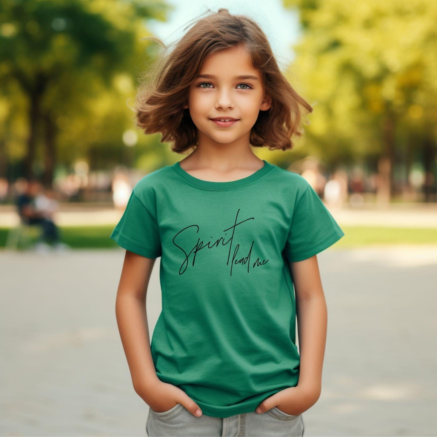 Spirit Lead Me Christian Youth T-Shirt - JT Footprint Apparel