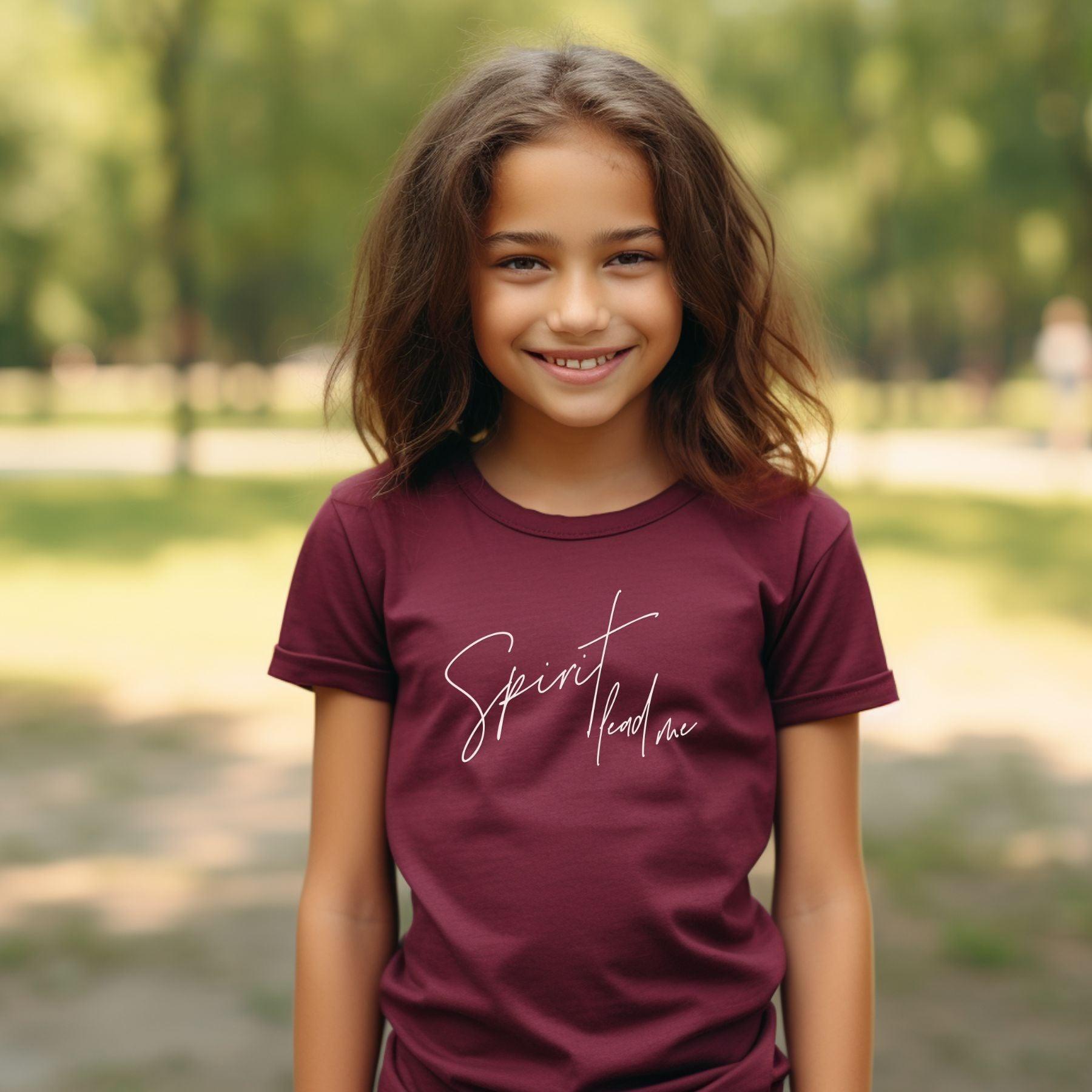 Spirit Lead Me Christian Youth T-Shirt - JT Footprint Apparel