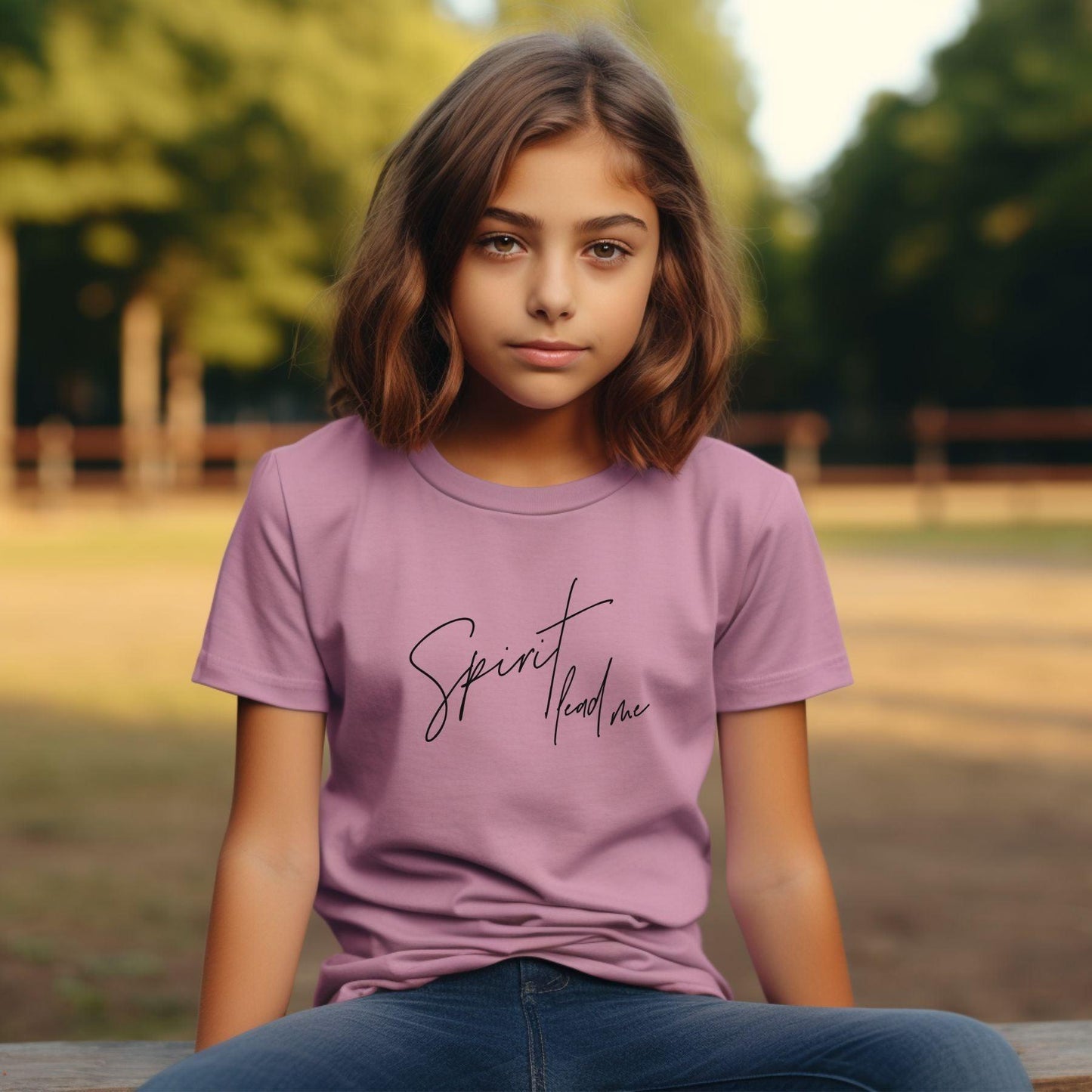 Spirit Lead Me Christian Youth T-Shirt - JT Footprint Apparel