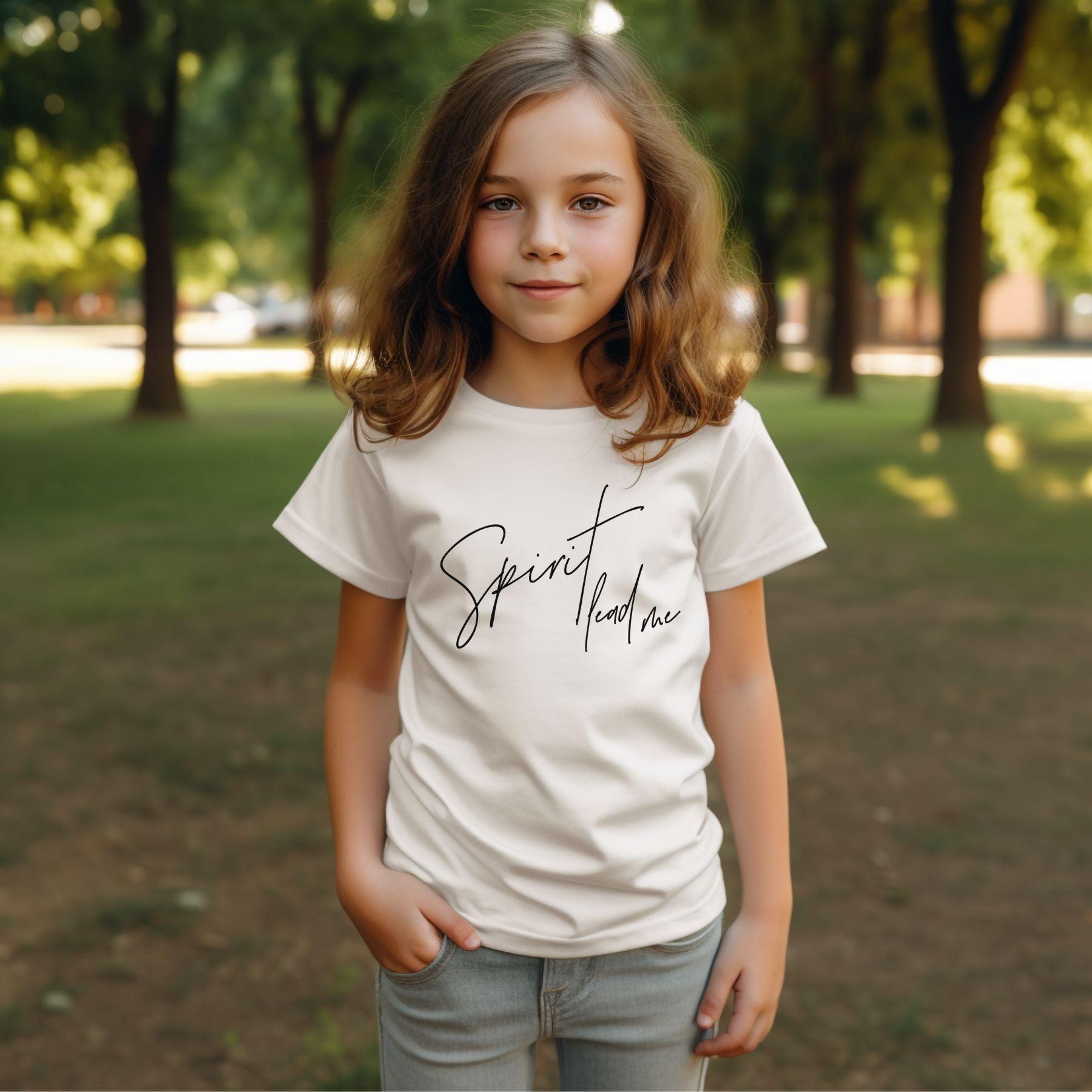 Spirit Lead Me Christian Youth T-Shirt - JT Footprint Apparel