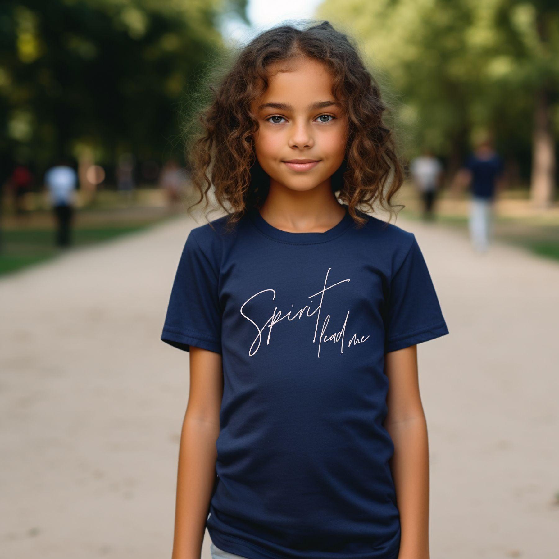 Spirit Lead Me Christian Youth T-Shirt - JT Footprint Apparel