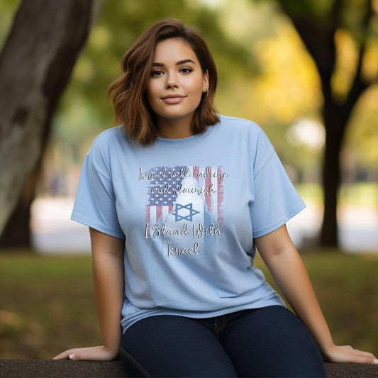 Stand With Israel Women’s Plus Tee - JT Footprint Apparel