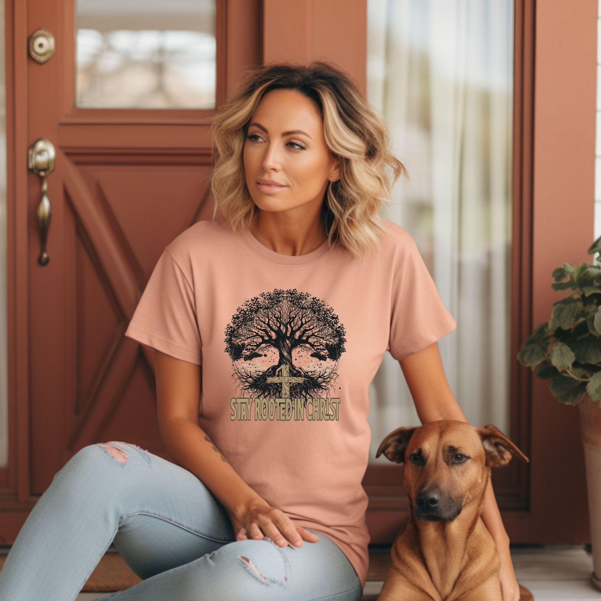 Stay Rooted In Christ Christian Tee - JT Footprint Apparel