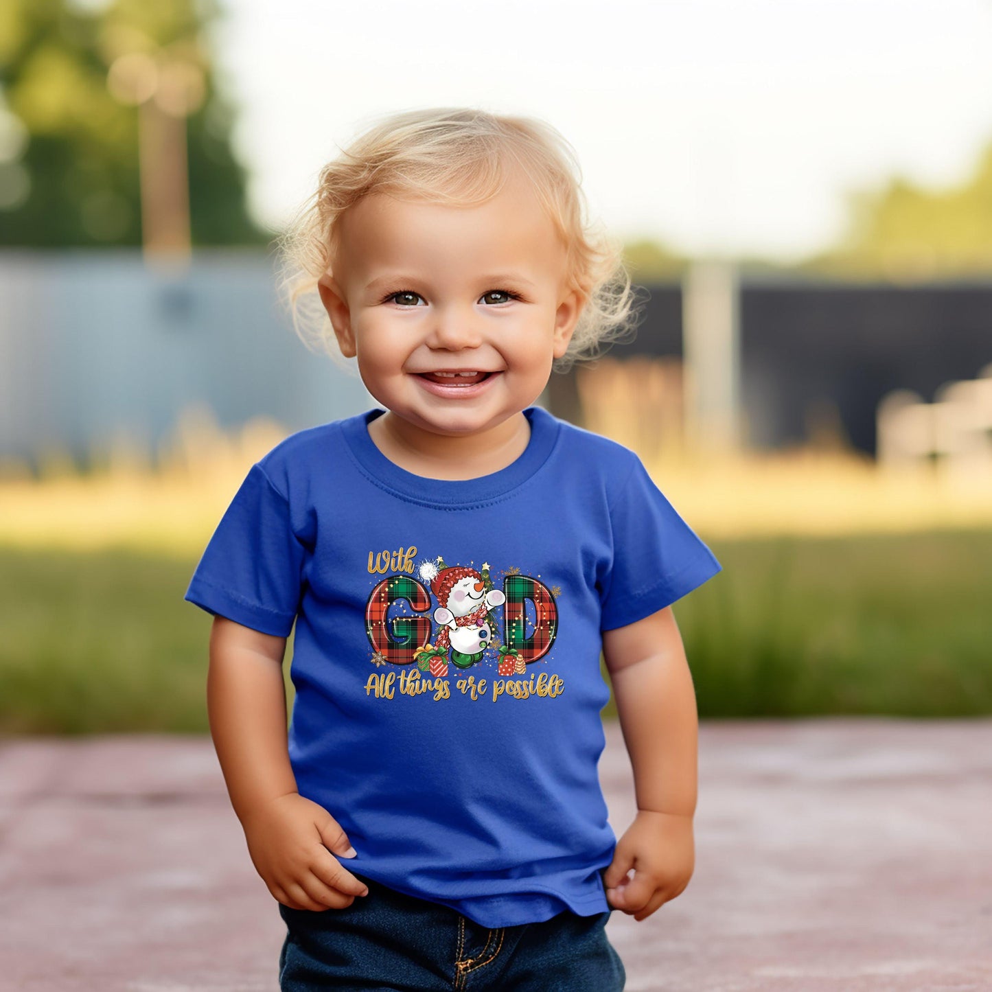 With God All Things Are Possible Infant Tee - JT Footprint Apparel