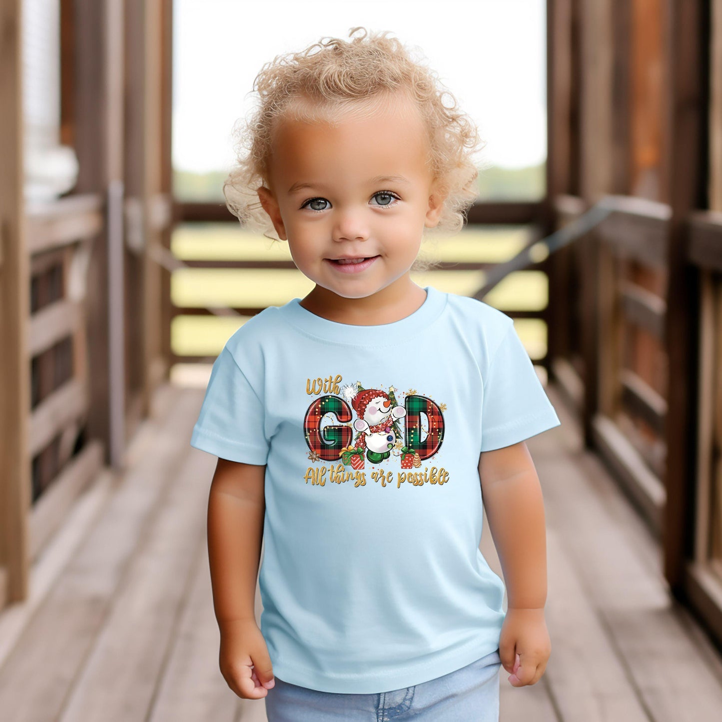 With God All Things Are Possible Infant Tee - JT Footprint Apparel