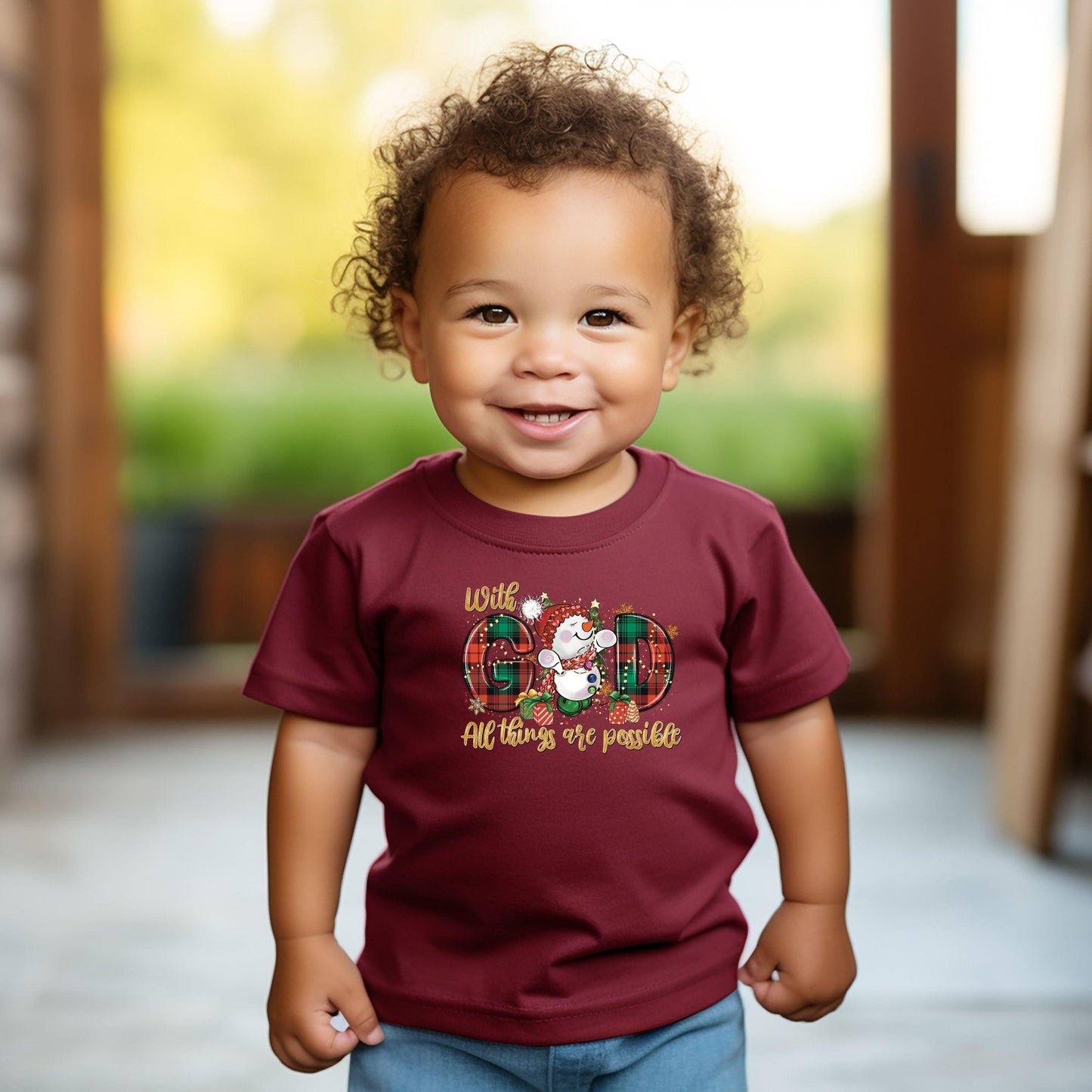 With God All Things Are Possible Infant Tee - JT Footprint Apparel