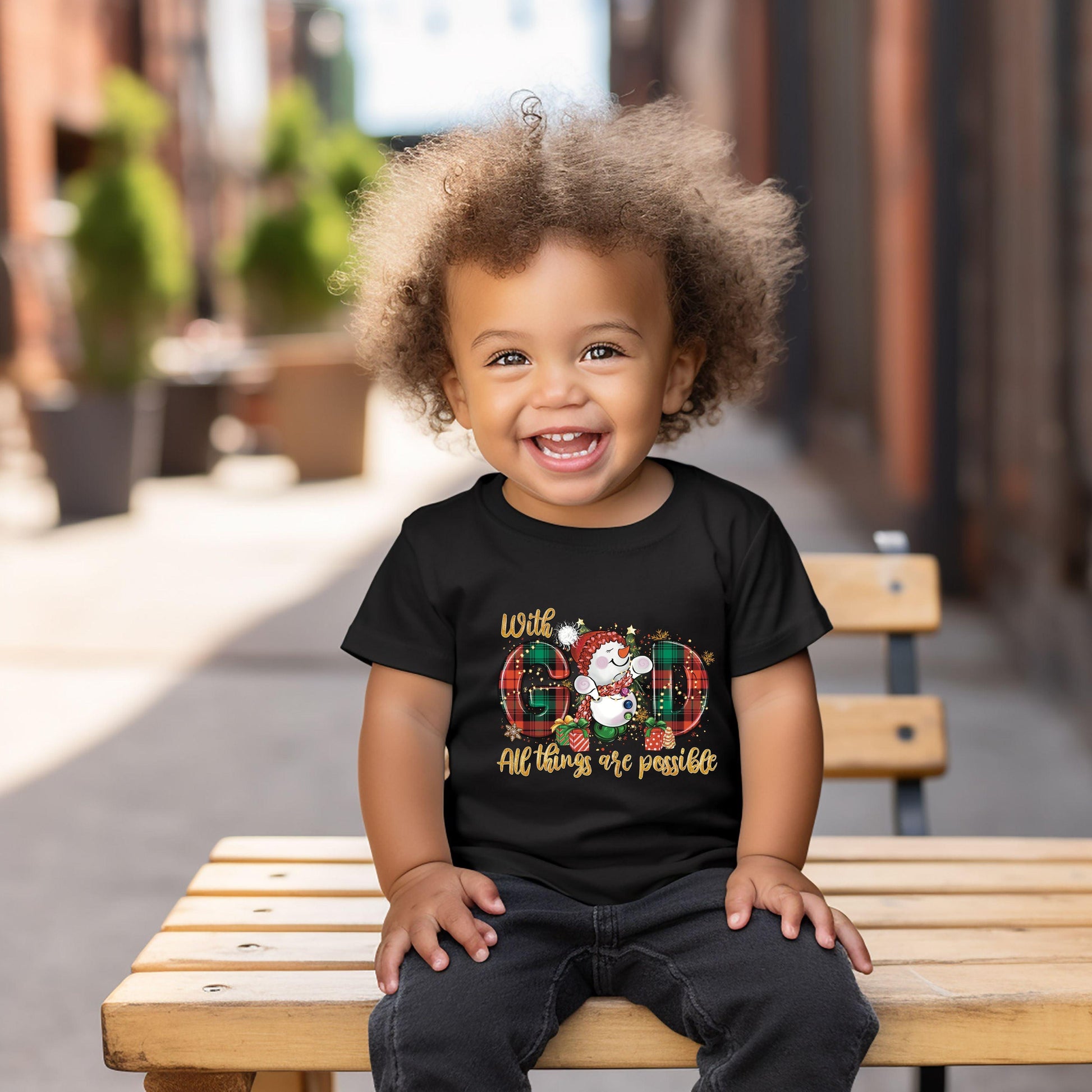 With God All Things Are Possible Infant Tee - JT Footprint Apparel