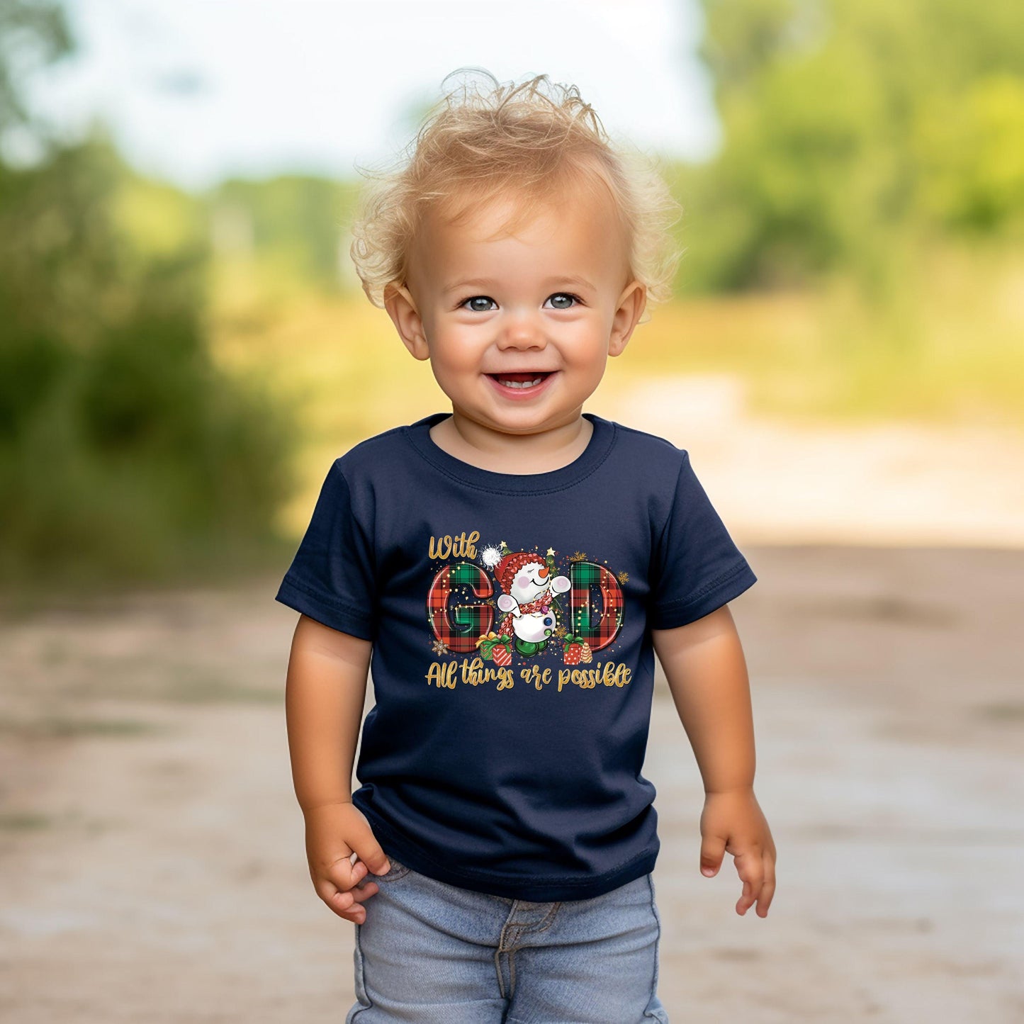 With God All Things Are Possible Infant Tee - JT Footprint Apparel