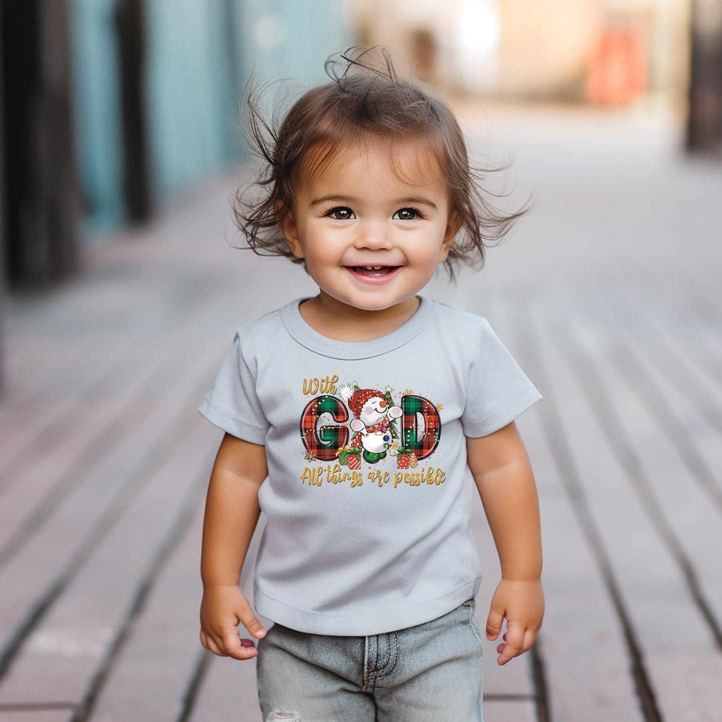 With God All Things Are Possible Infant Tee - JT Footprint Apparel