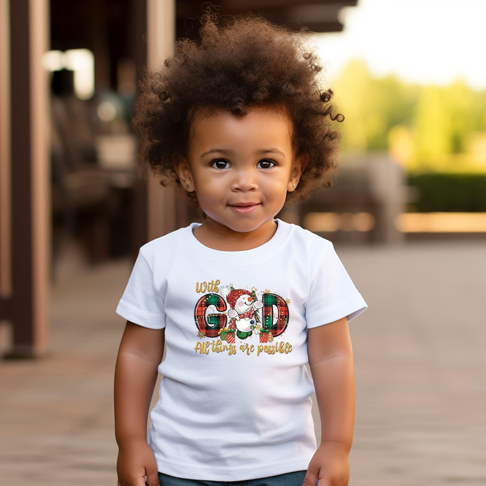 With God All Things Are Possible Infant Tee - JT Footprint Apparel