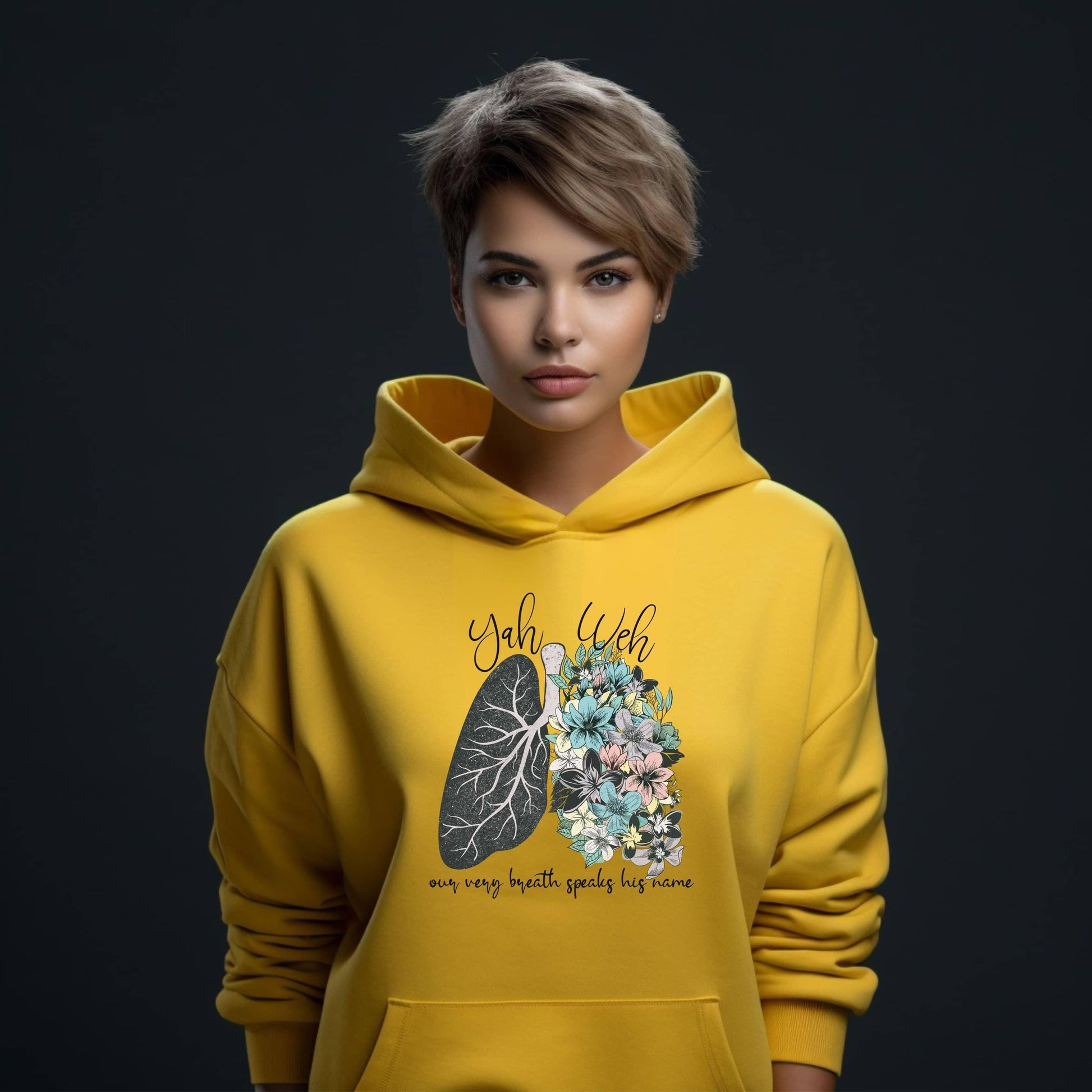 Yahweh Our Very Breath Speaks His Name Women’s Hoodie - JT Footprint Apparel