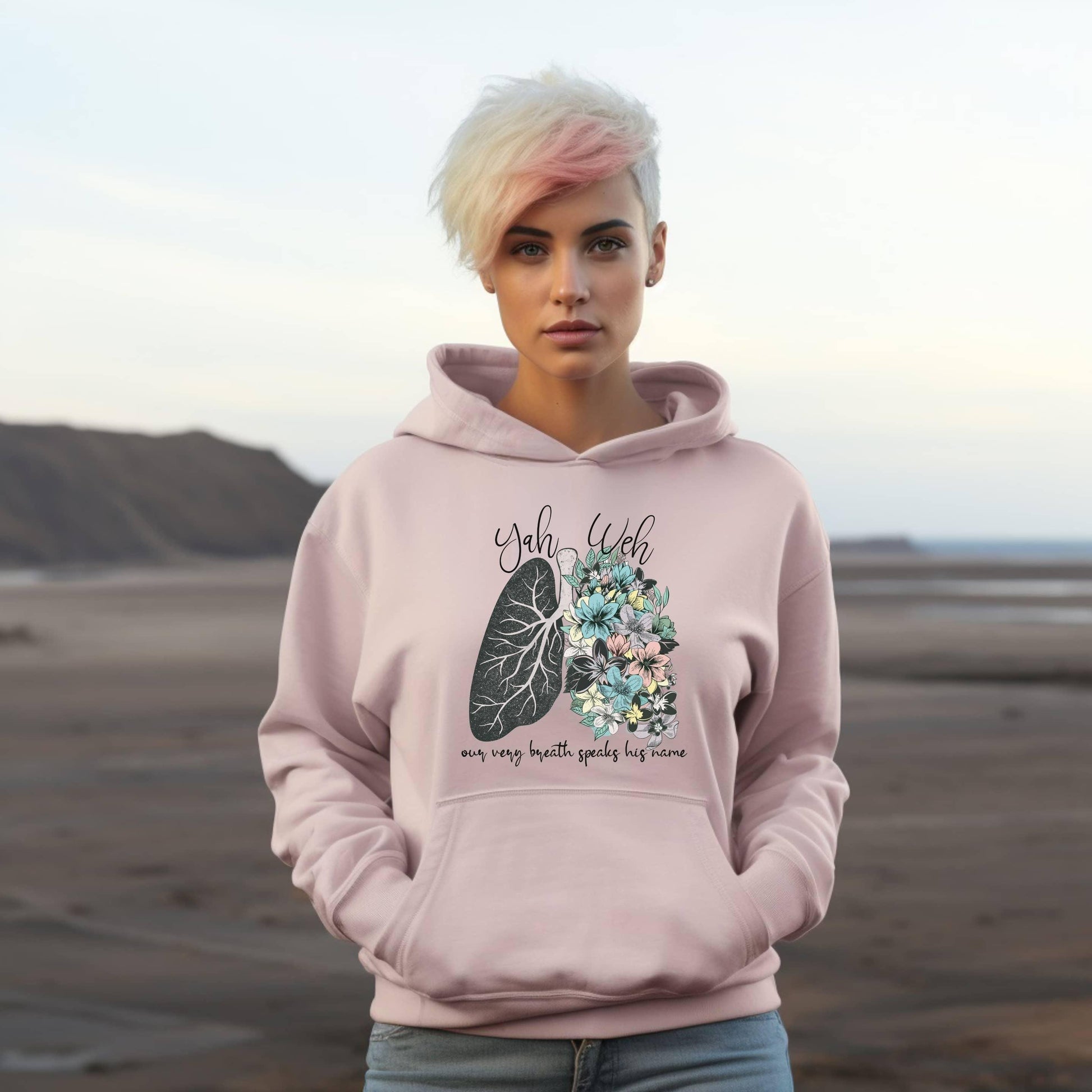 Yahweh Our Very Breath Speaks His Name Women’s Hoodie - JT Footprint Apparel