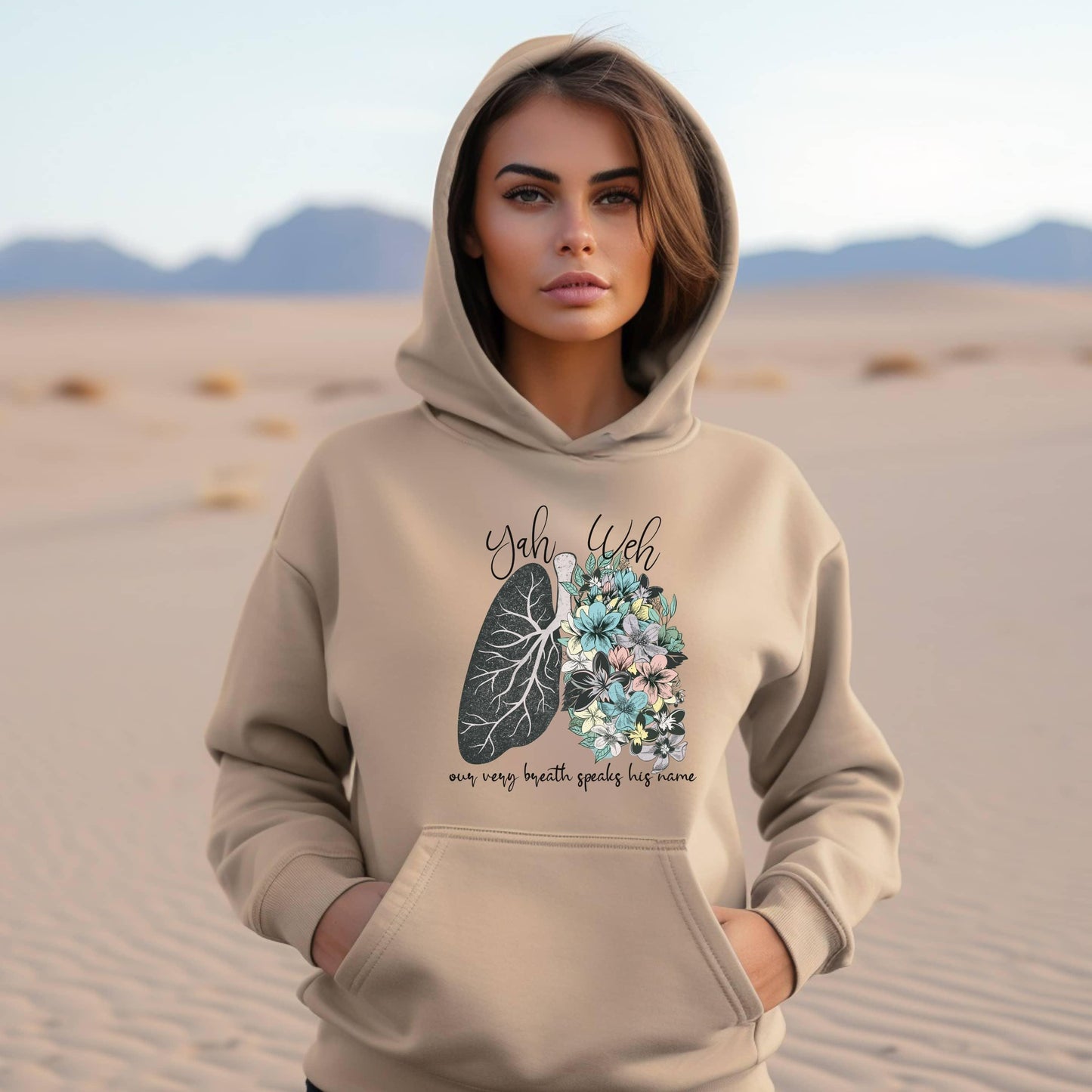 Yahweh Our Very Breath Speaks His Name Women’s Hoodie - JT Footprint Apparel