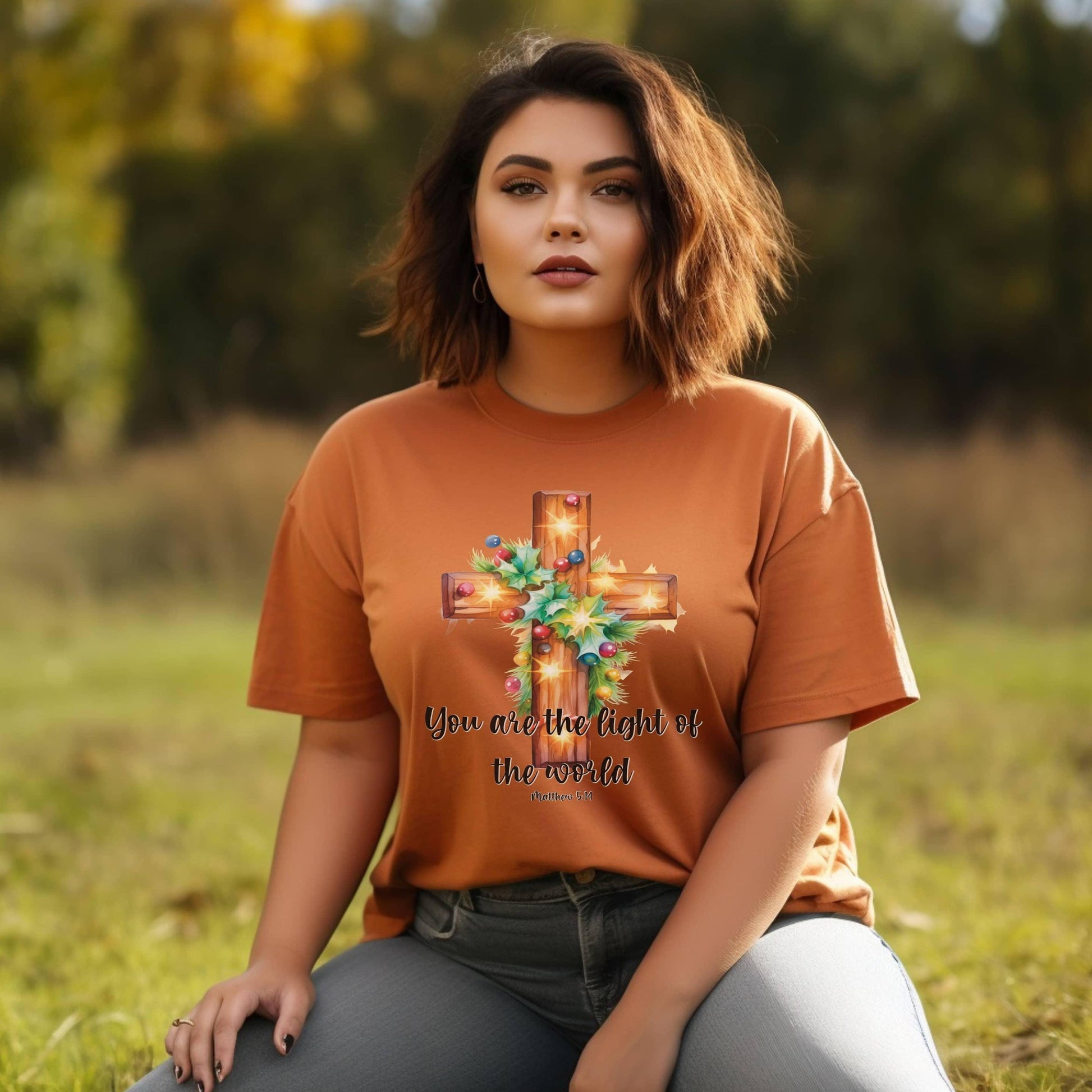 You Are The Light Of The World Women’s Plus Tee - JT Footprint Apparel