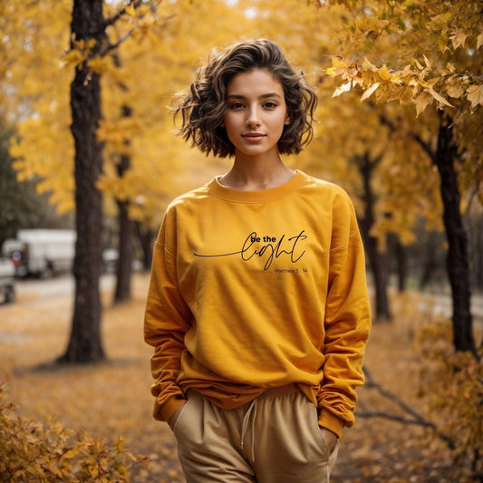 Be The Light Fleece Sweatshirt - JT Footprint Apparel