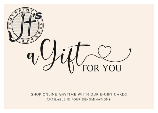 Give the Gift of Style: Grab Your JT Footprint Apparel Gift Card Today! - JT Footprint Apparel